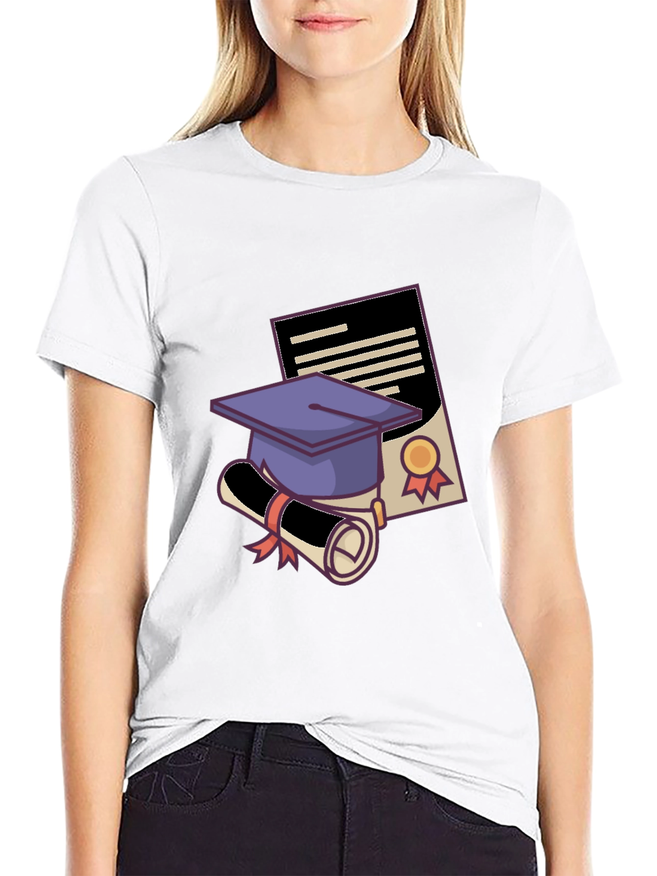 Black Graduation T-Shirt - Congrats Graduate! view 9