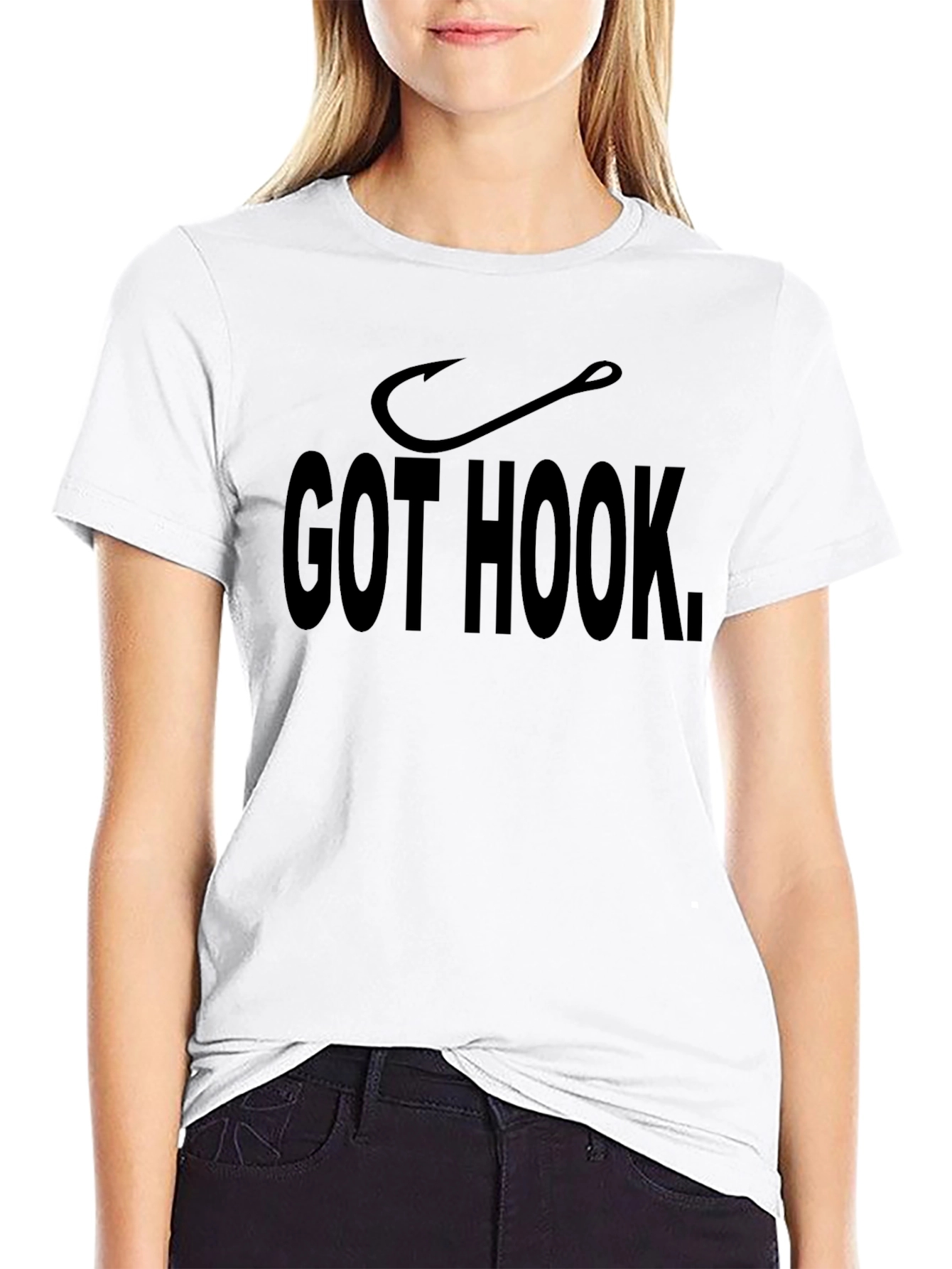 Black Got Hook Black T-Shirt - Fishing Apparel view 9