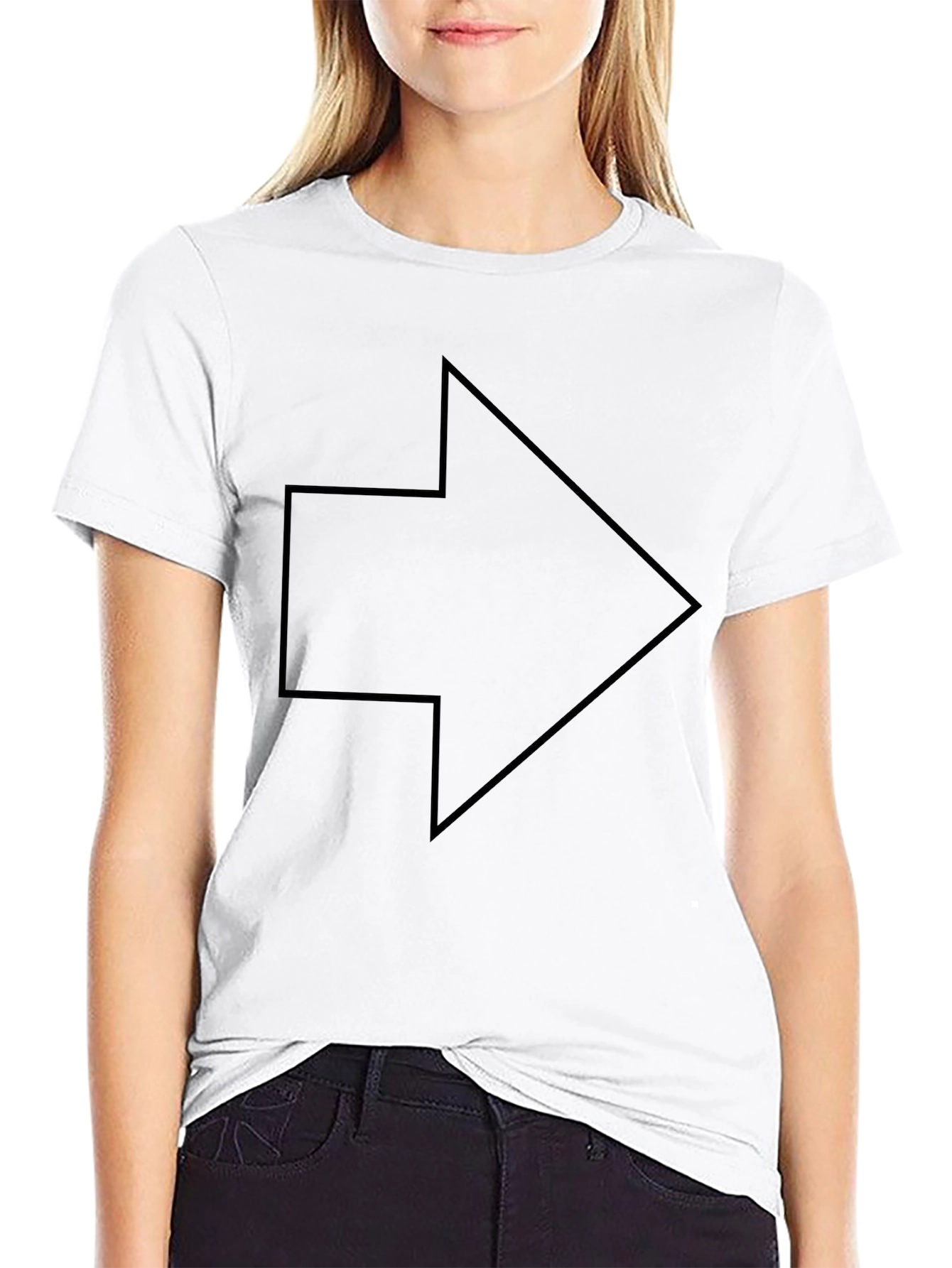 Black Arrow Graphic T-Shirt - Stylish & Modern Design view 9