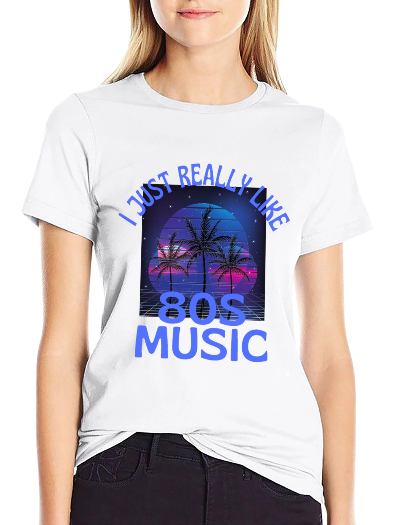 Retro 80s Music Graphic Tee - Nostalgic Vibes - 9