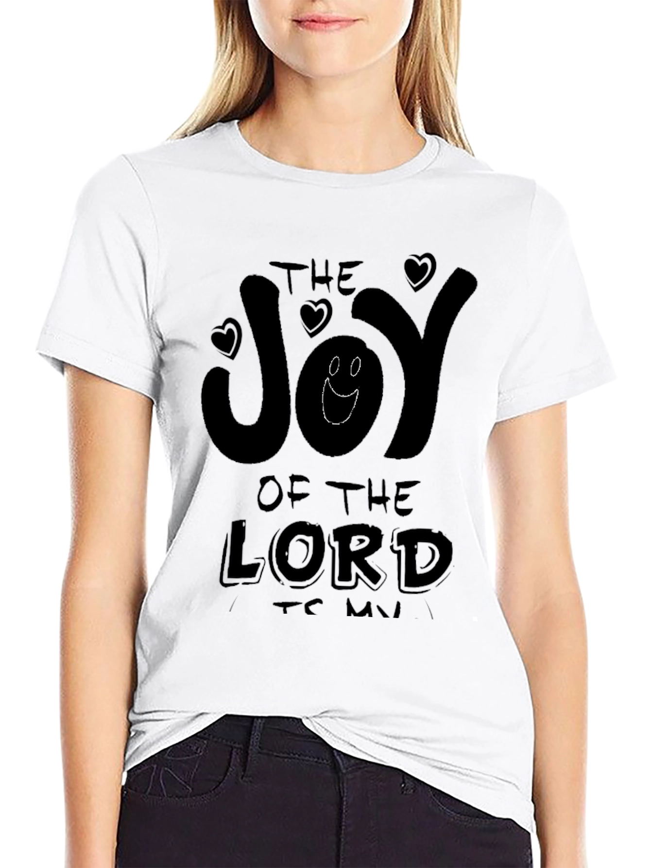 Black The Joy of the Lord T-Shirt view 9