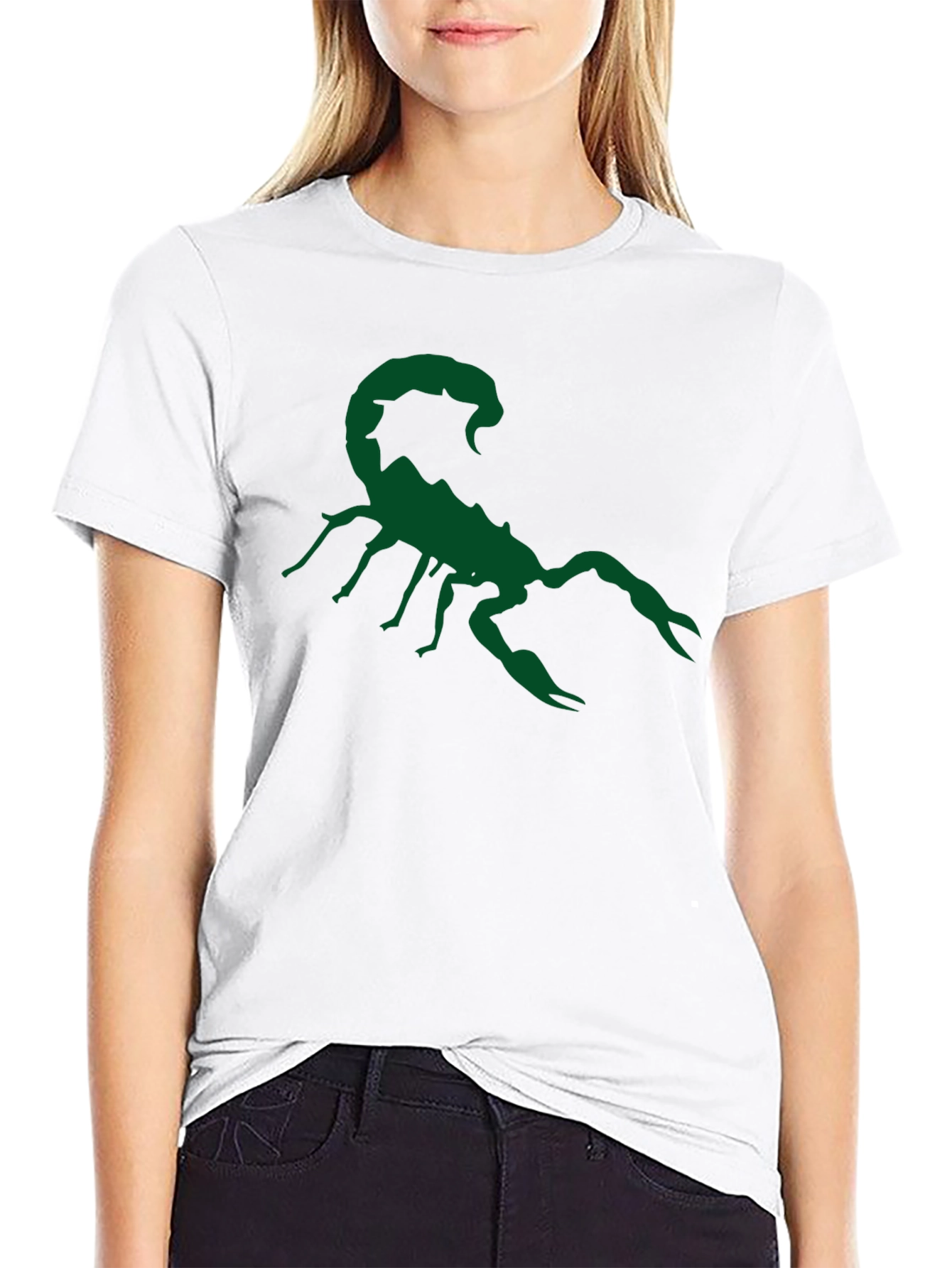 Black Scorpion Graphic Tee - Cool Black T-Shirt view 9