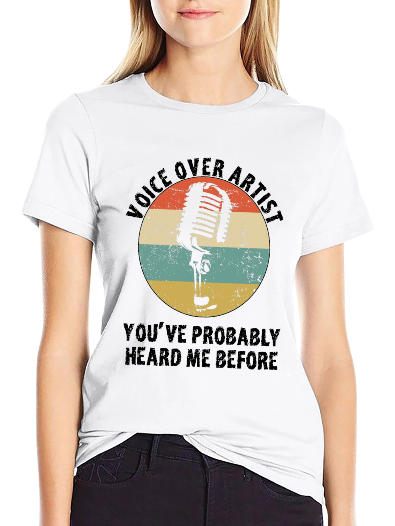 Voice Over Artist Retro T-Shirt - 9