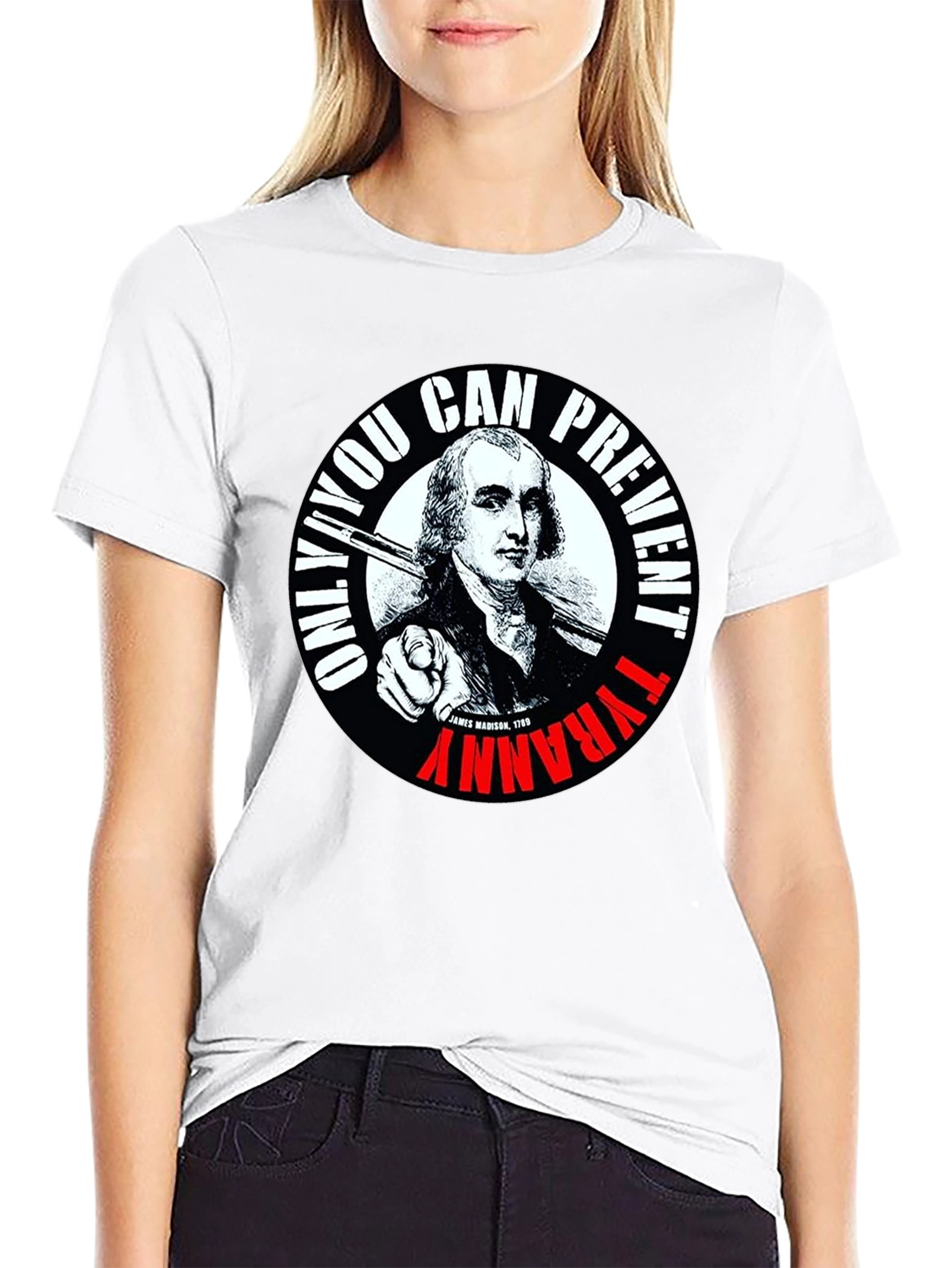 Black Only YOU Can Prevent Tyranny T-Shirt view 9