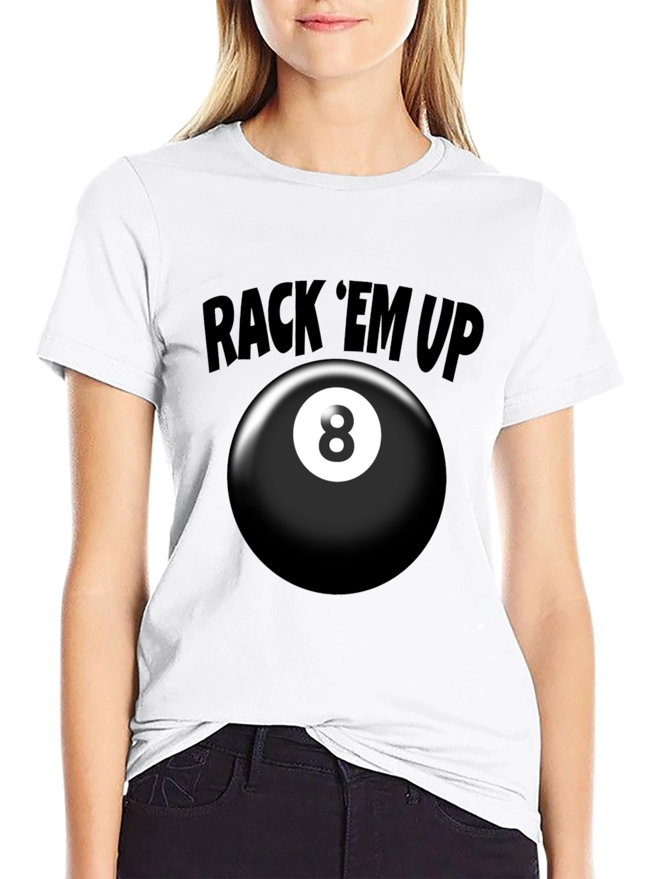 Rack 'Em Up 8 Ball Graphic T-Shirt - 9
