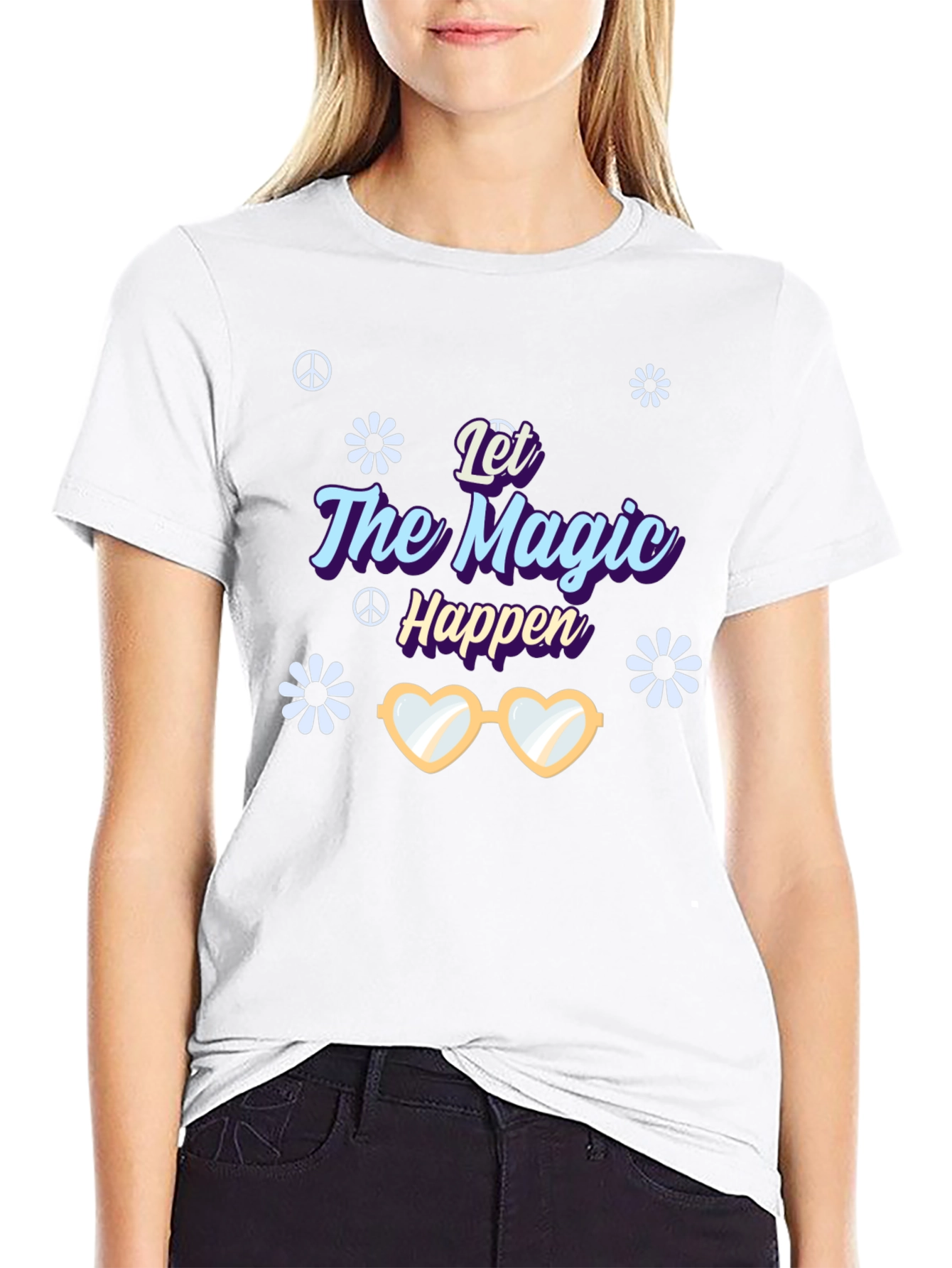 Black Let the Magic Happen T-Shirt view 9