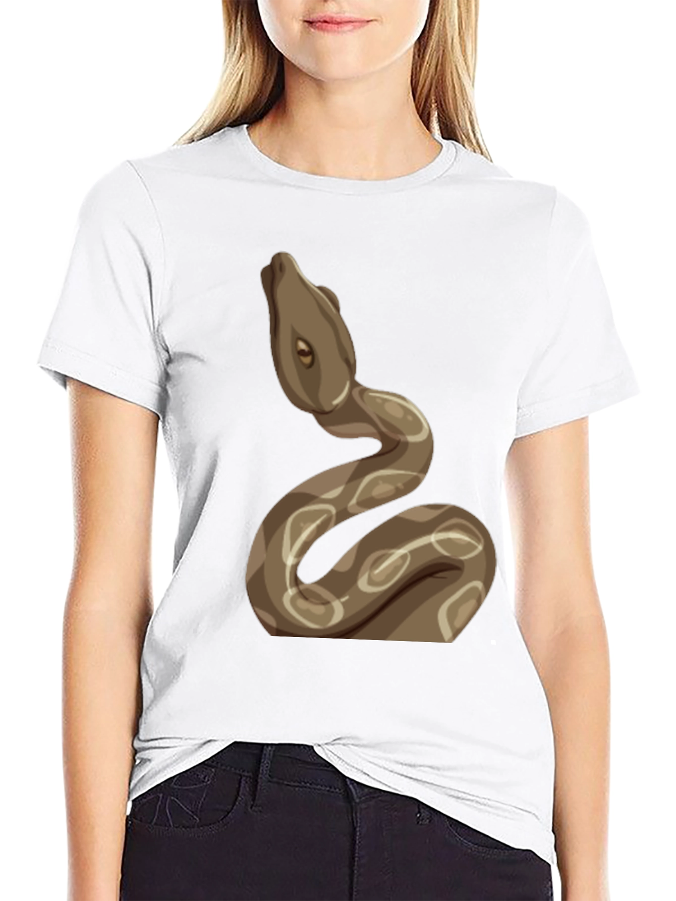 Snake Graphic Tee - Cool Animal Print Shirt - 9