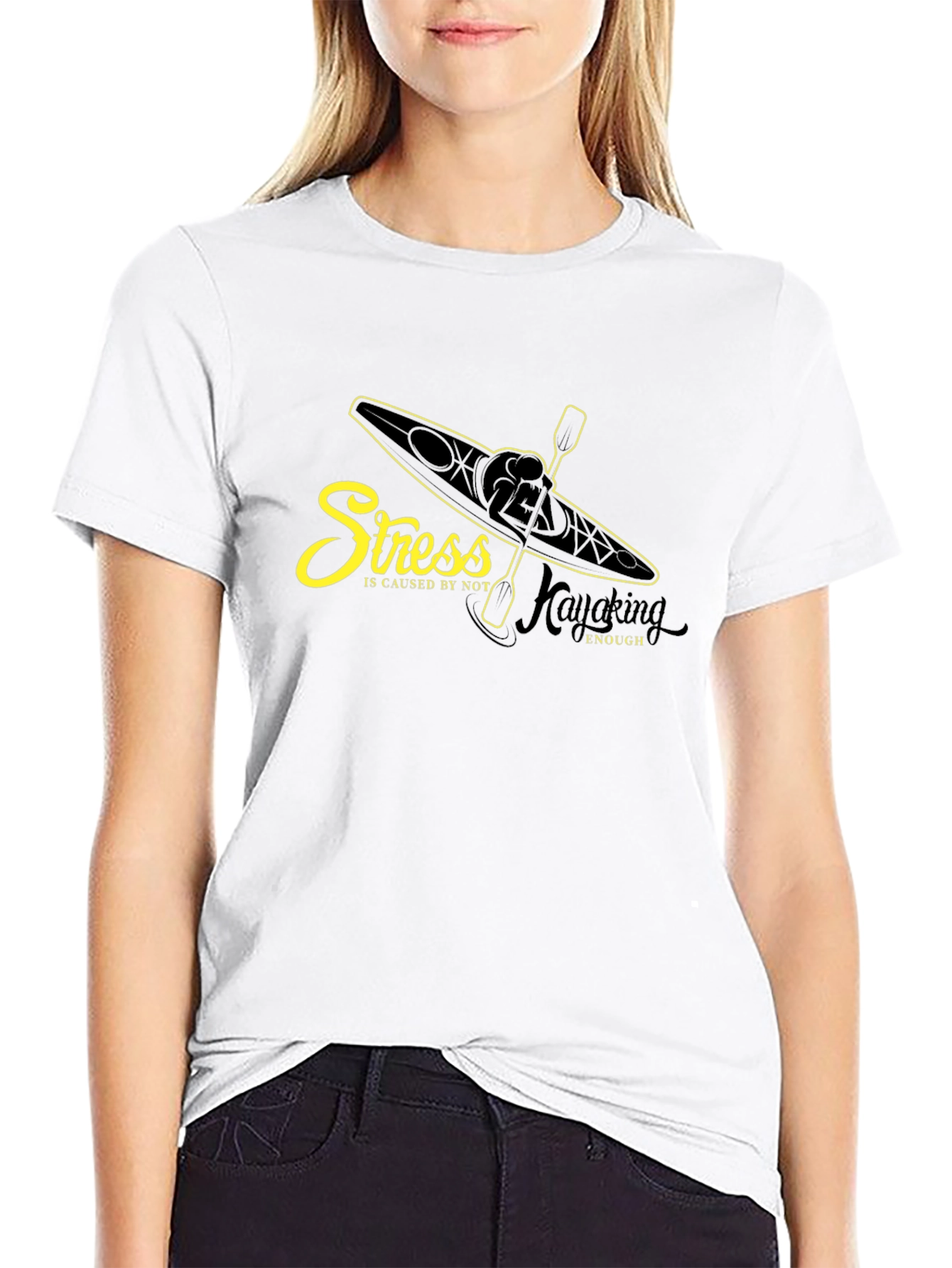Stress Kayaking Graphic T-Shirt - Unisex - 9