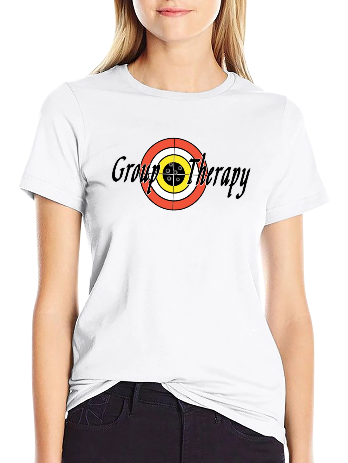 Black Group Therapy Graphic T-Shirt - Black view 9