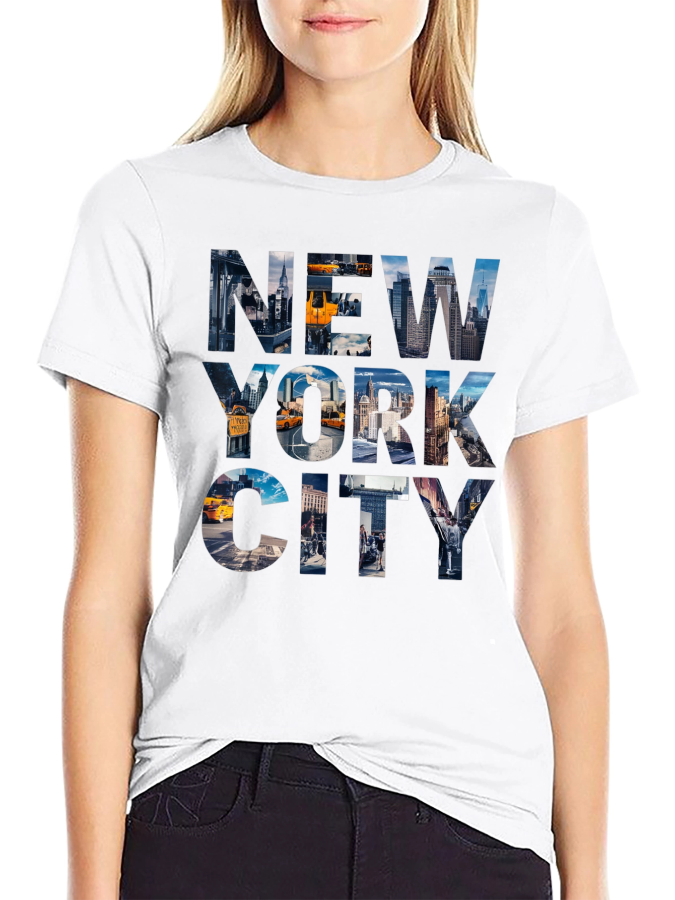 Black New York City Graphic Tee - Black view 9