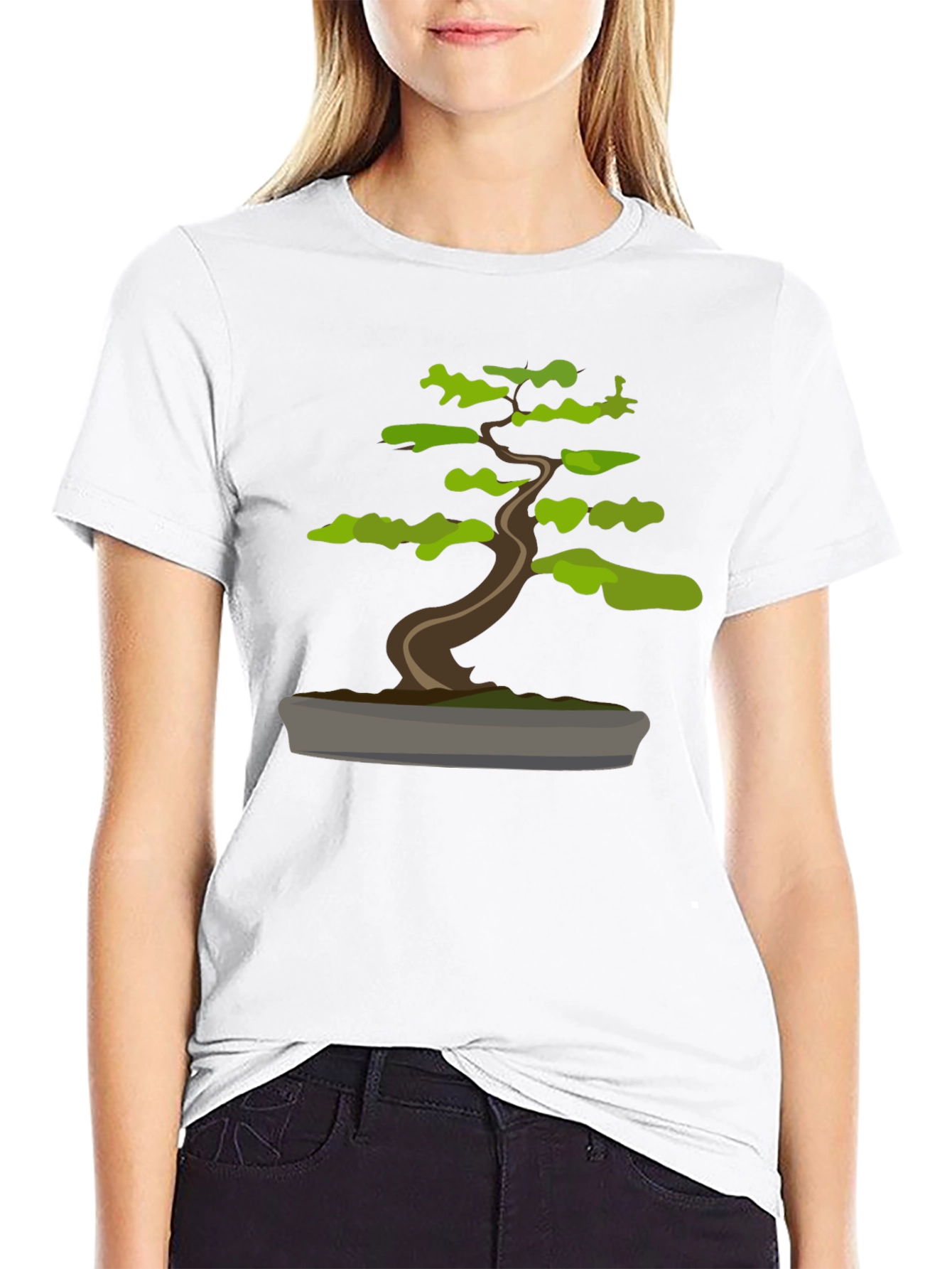 Black Bonsai Tree Graphic Tee - Unisex view 9