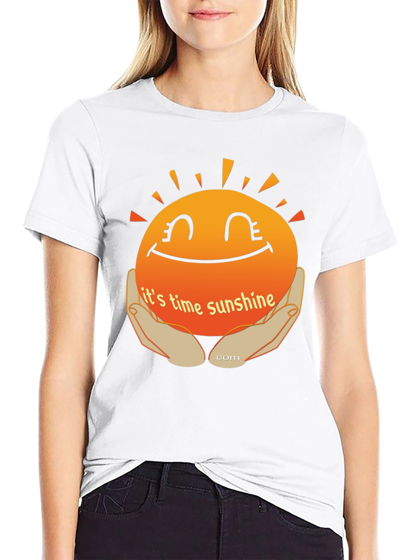 Black Time for Sunshine Graphic T-Shirt view 9