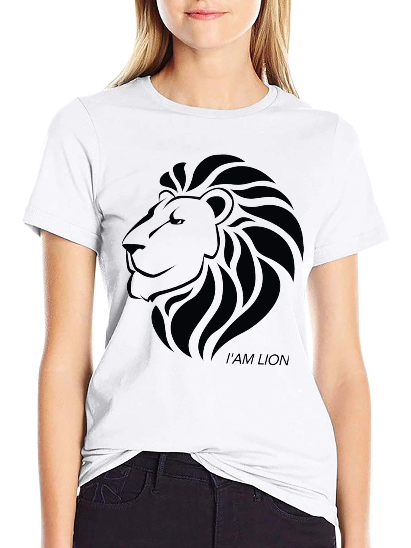 Black Lion Graphic Tee - Black view 9