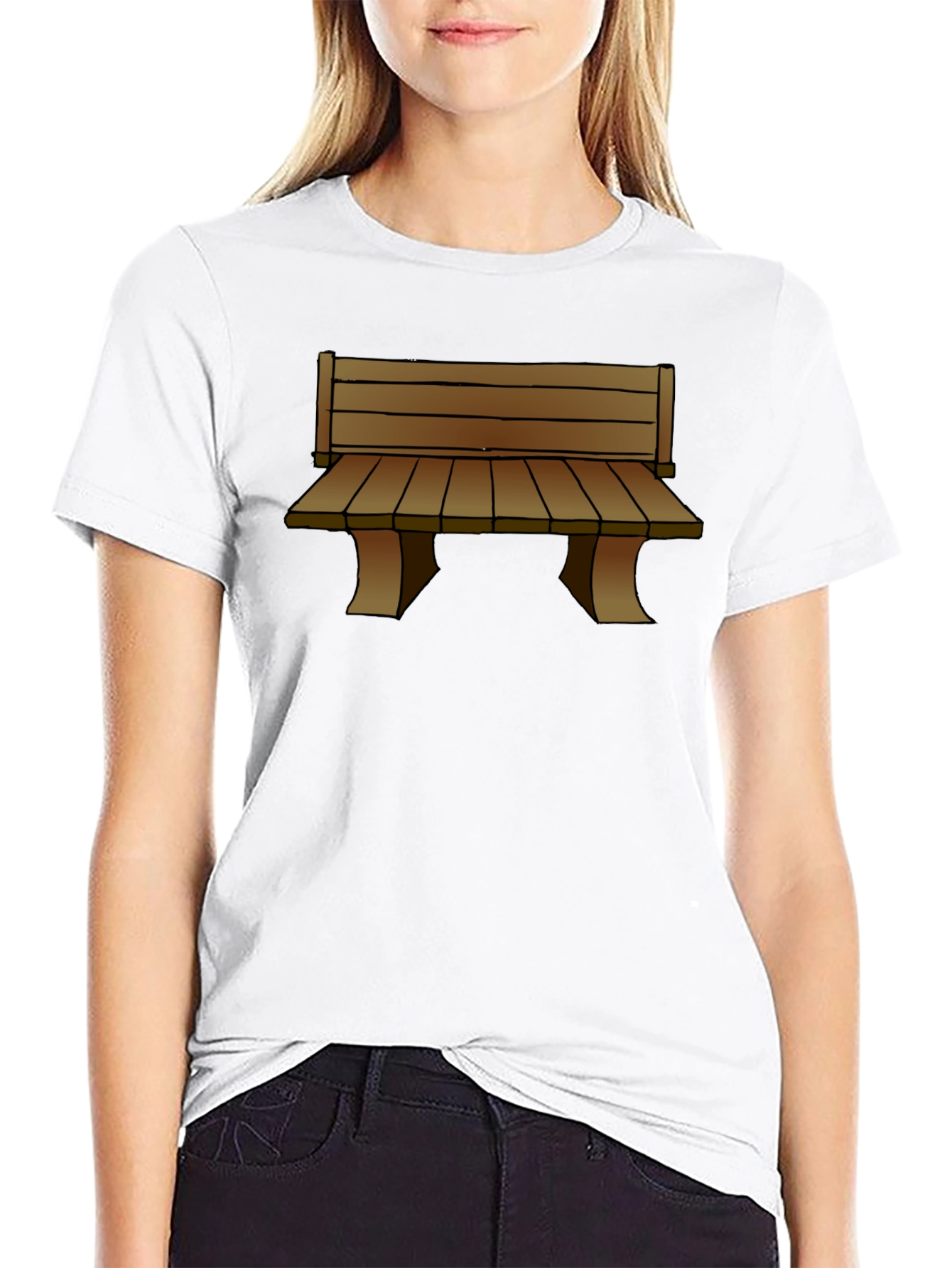Black Bench Graphic T-Shirt view 9