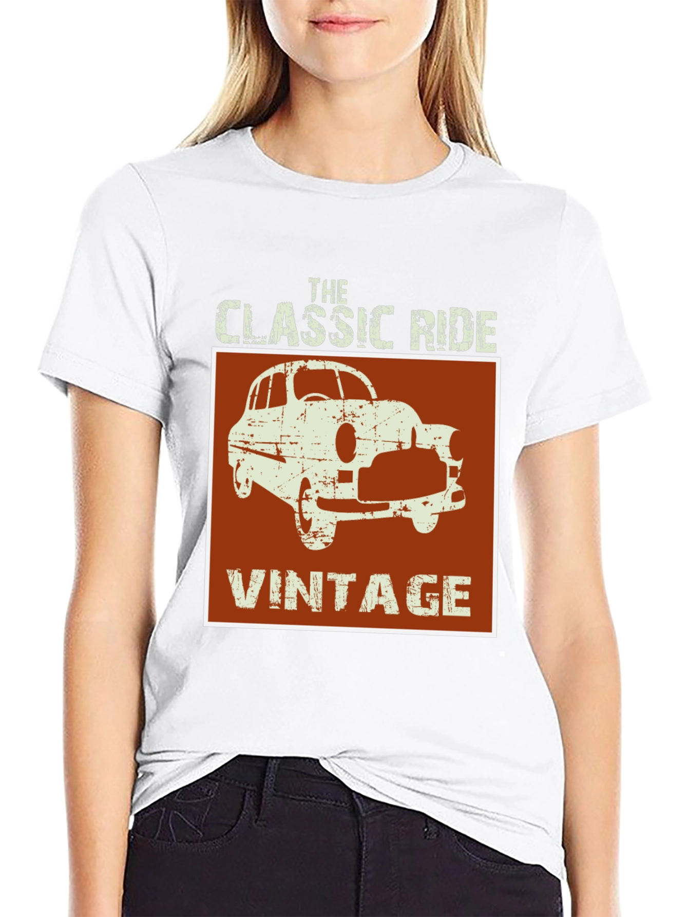 Black Vintage Classic Ride Graphic Tee view 9