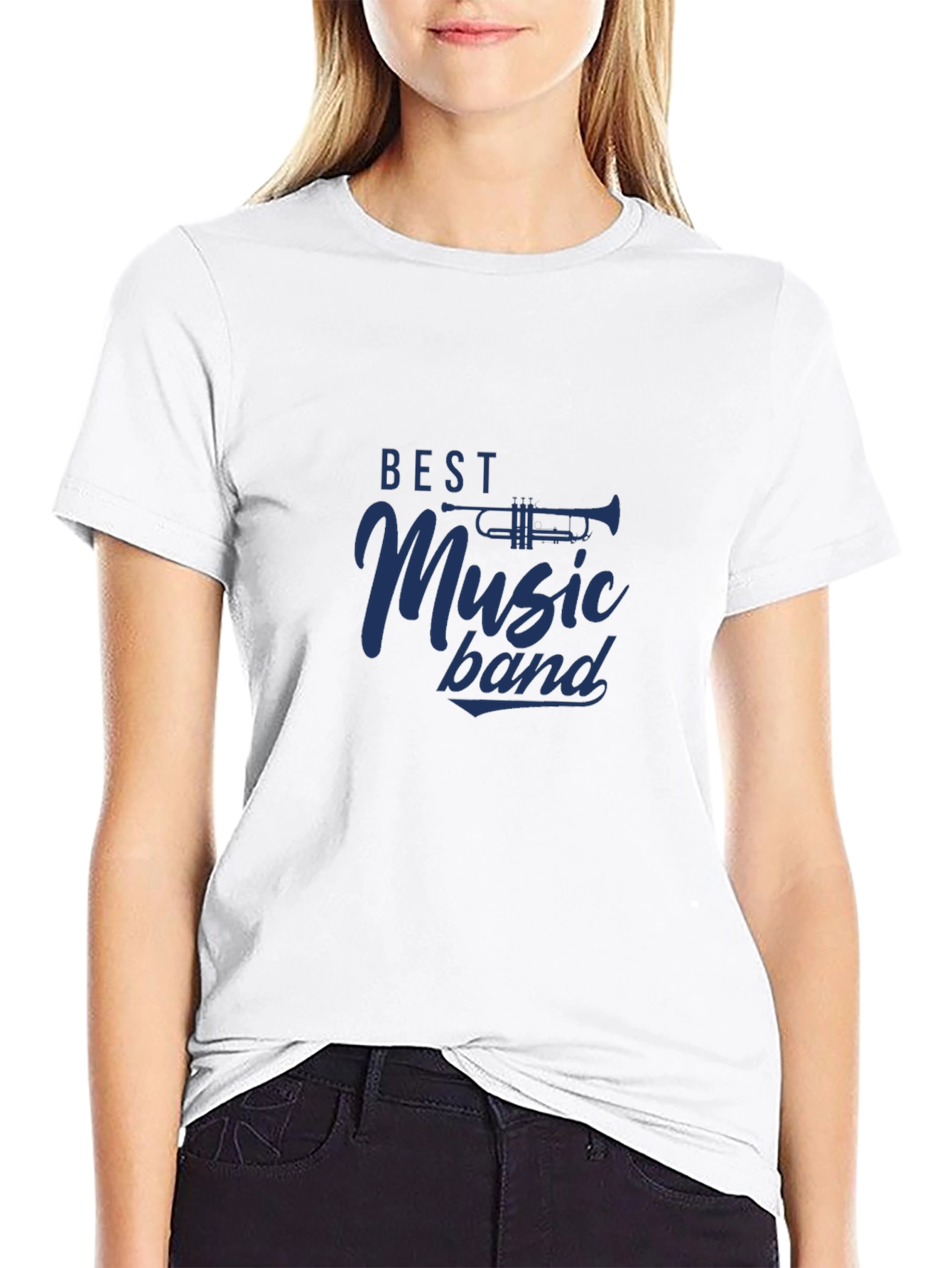 Black Best Music Band T-Shirt - Black - Trendy Design view 9