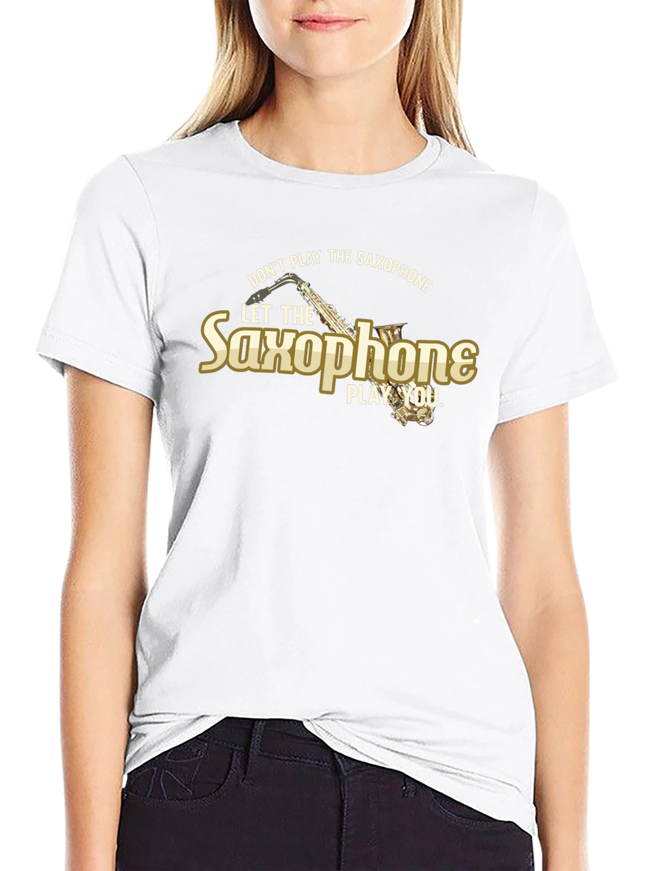 Black Don't Play the Saxophone Let it Play You T-Shirt view 9