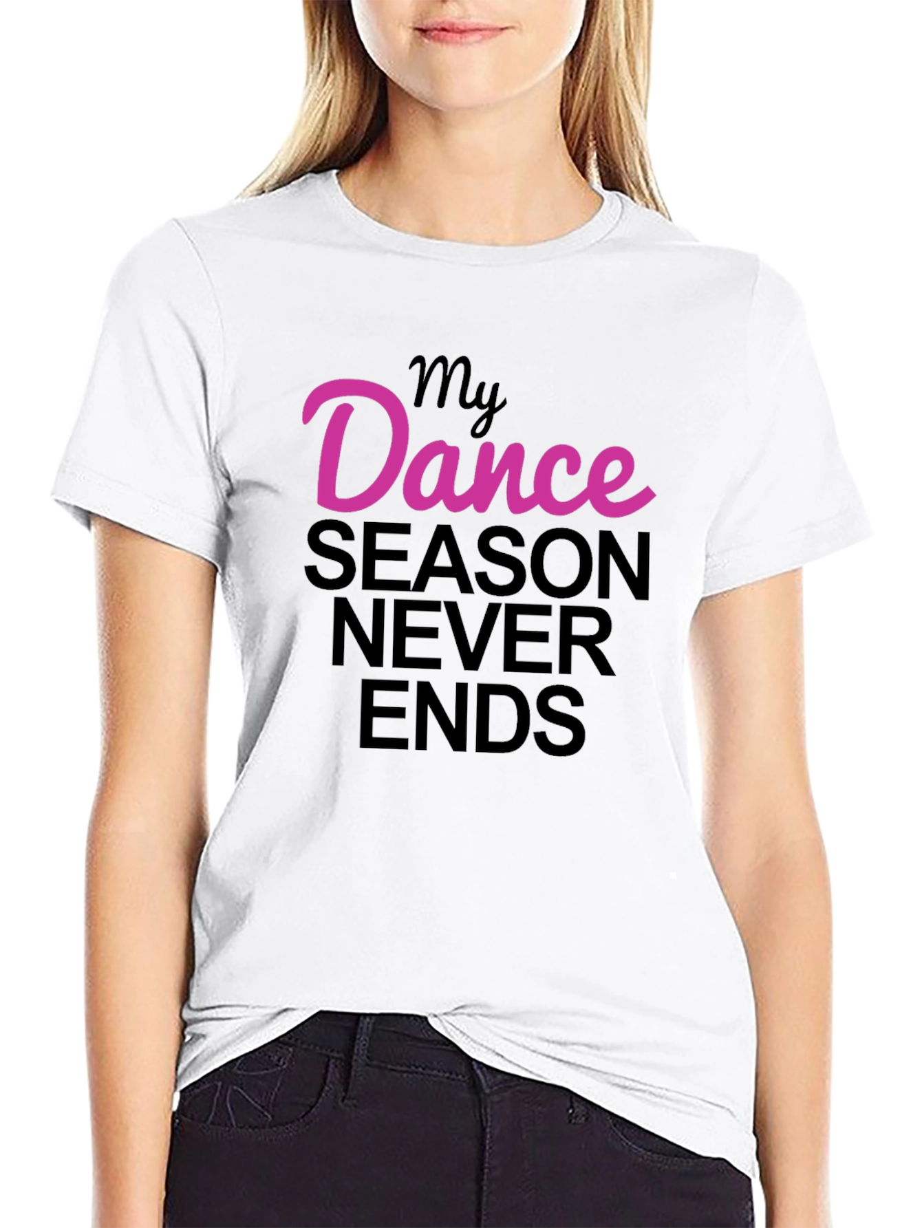 Black My Dance Season Never Ends Graphic Tee view 9