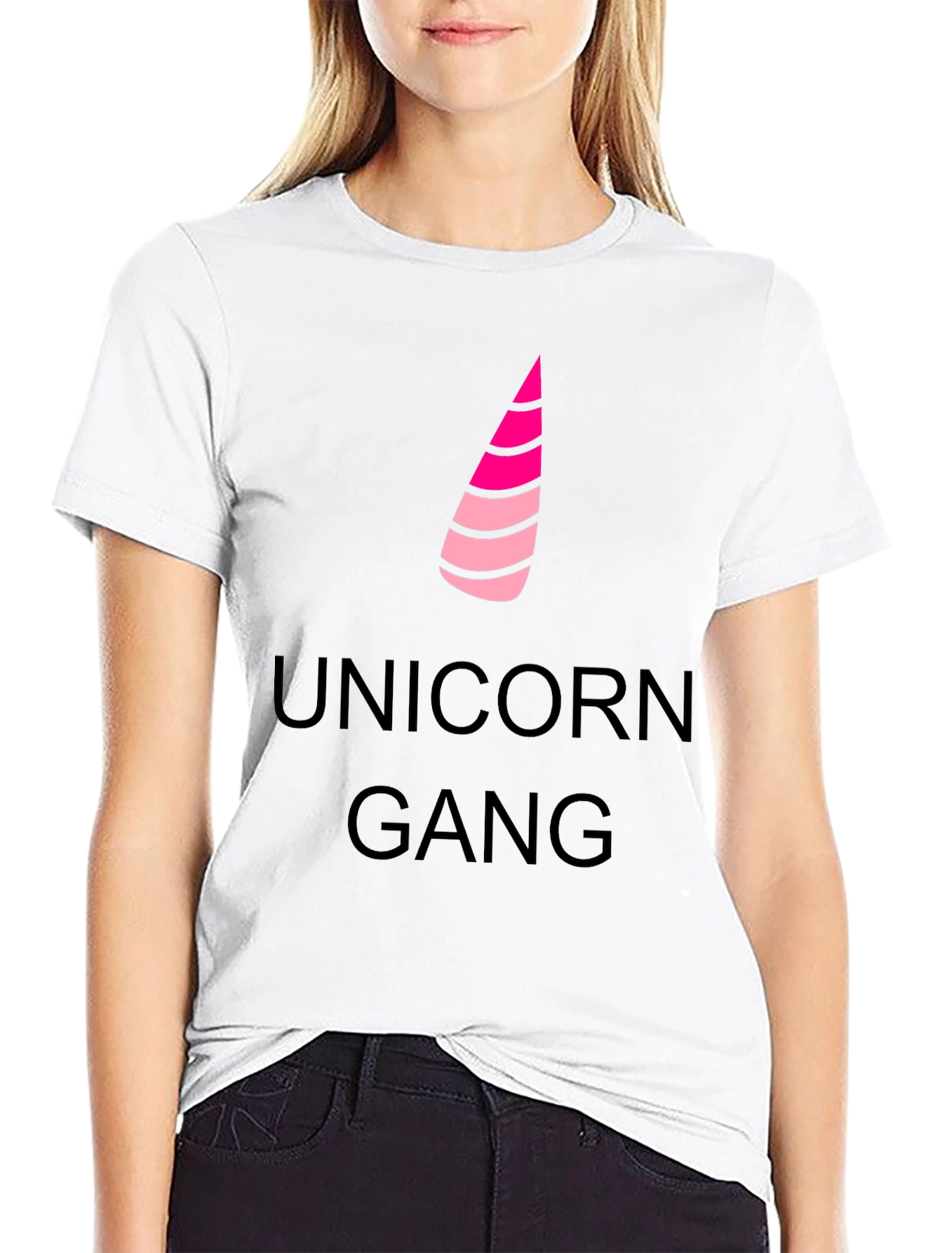 Black Unicorn Gang Black T-Shirt view 9