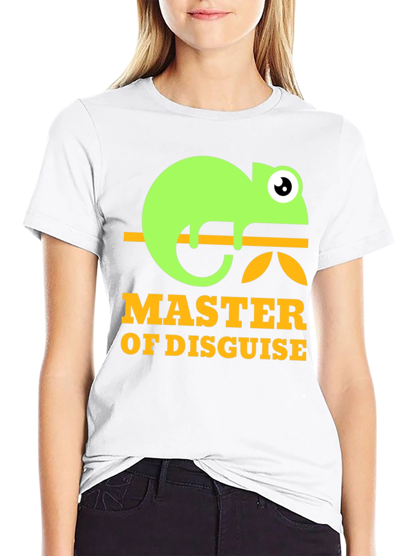 Black Master of Disguise Chameleon T-Shirt view 9