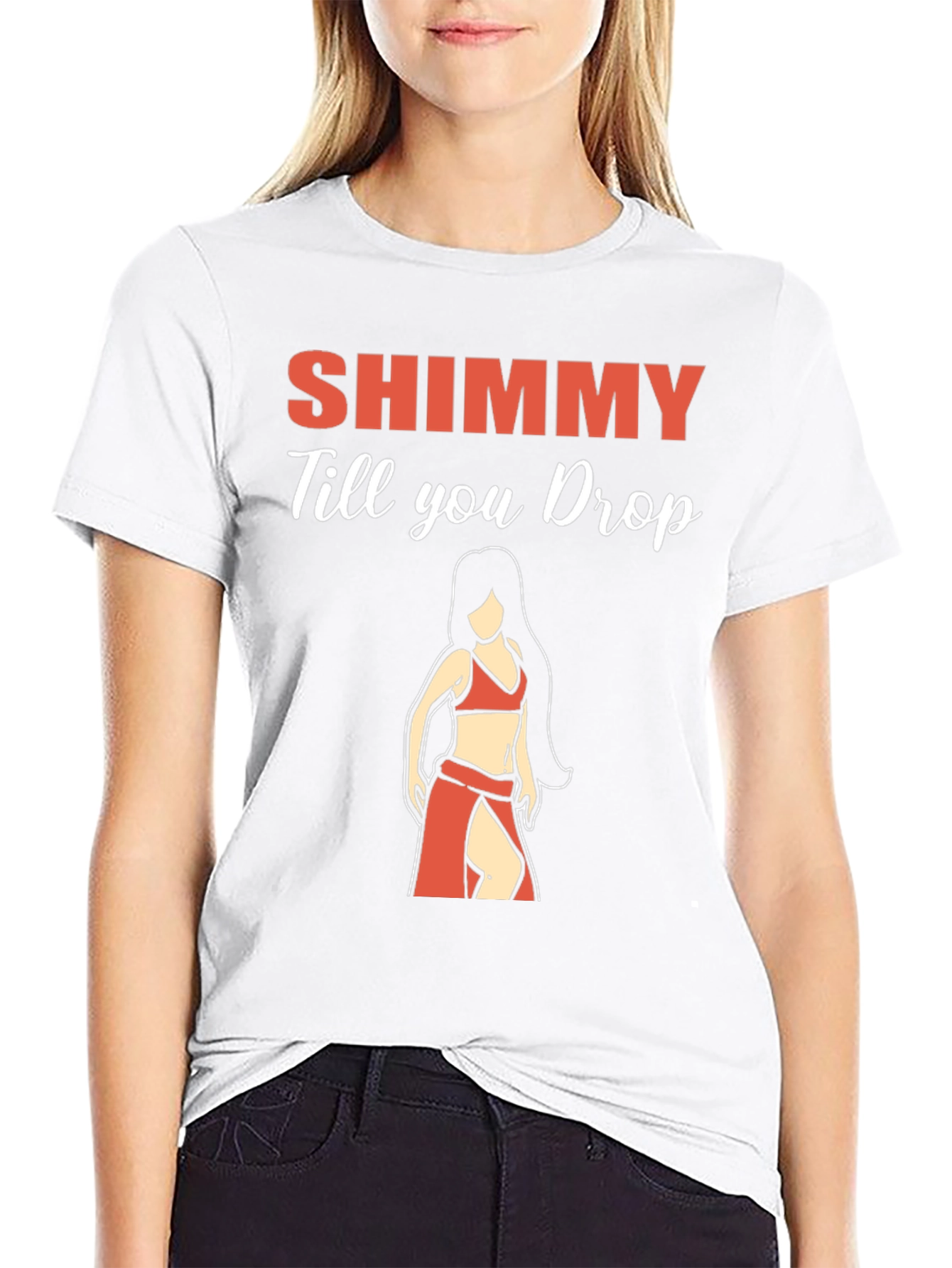 Black Shimmy Till You Drop T-Shirt - Dance Tee view 9