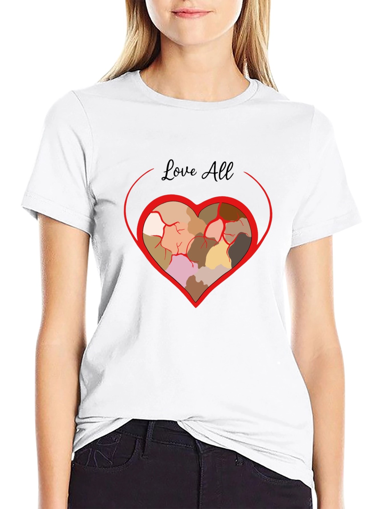 Black Love All Diversity T-Shirt view 9