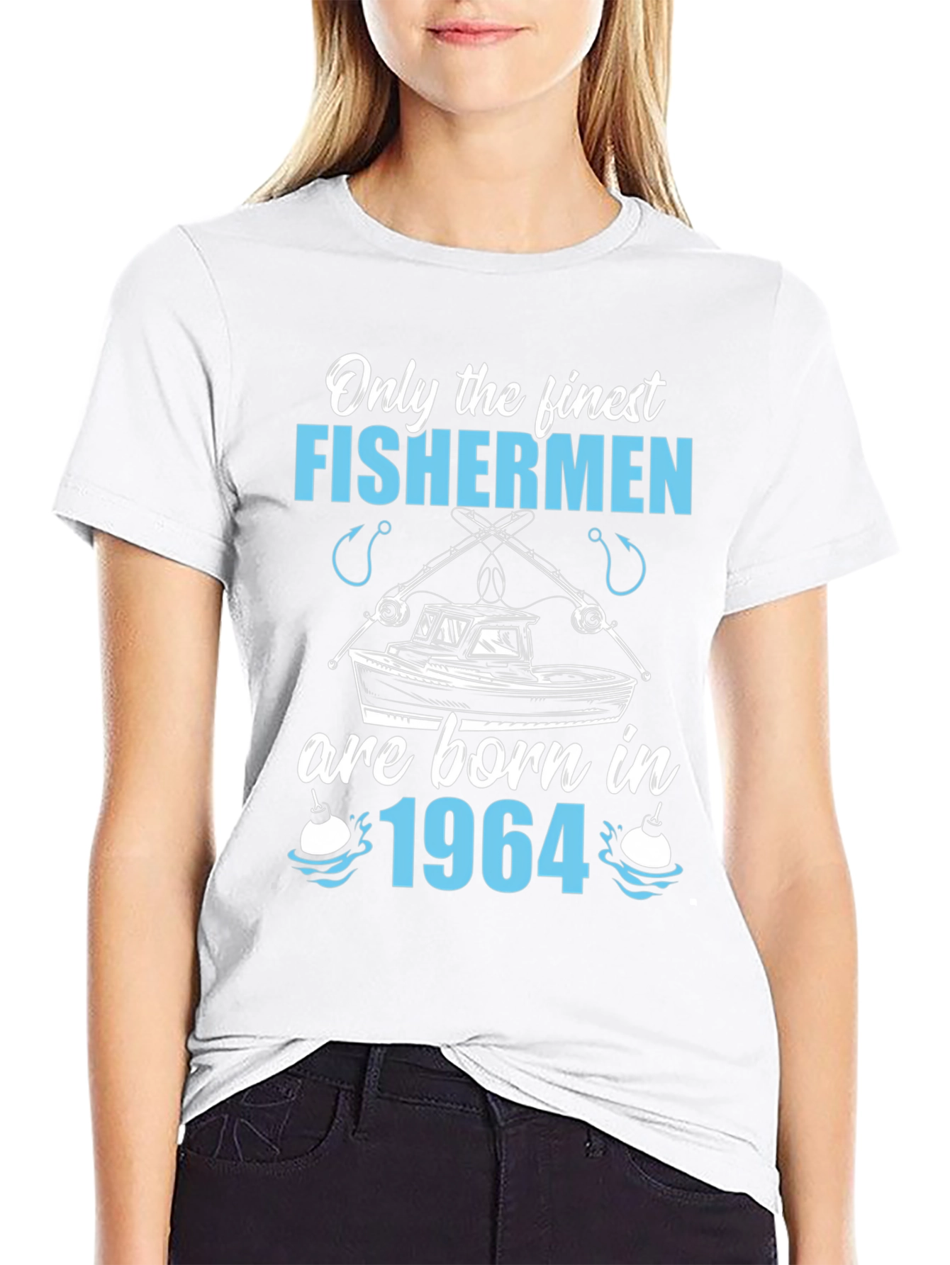 Finest Fishermen Born in 1964 T-Shirt - 9