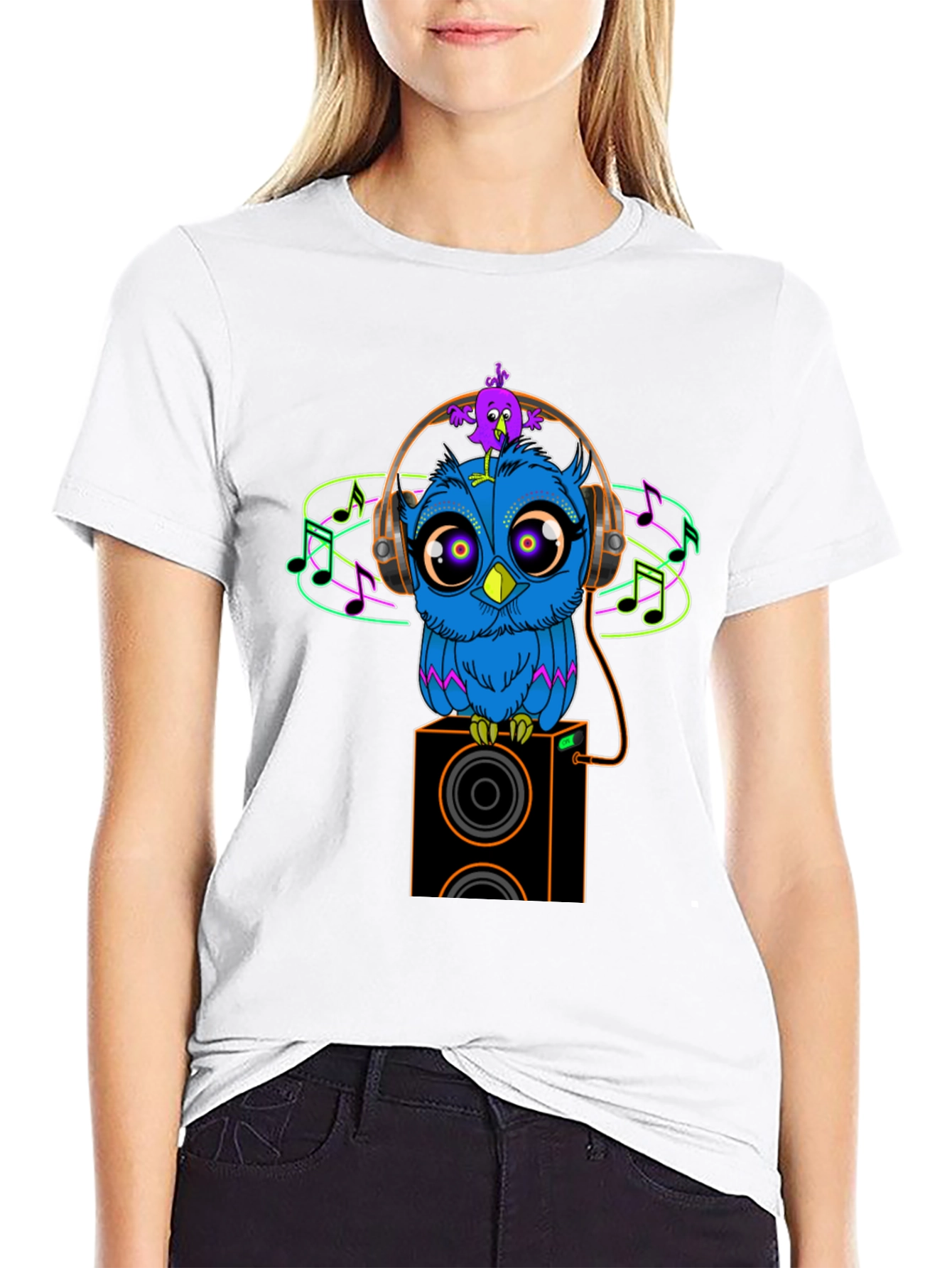 Black Owl DJ Graphic Tee view 9