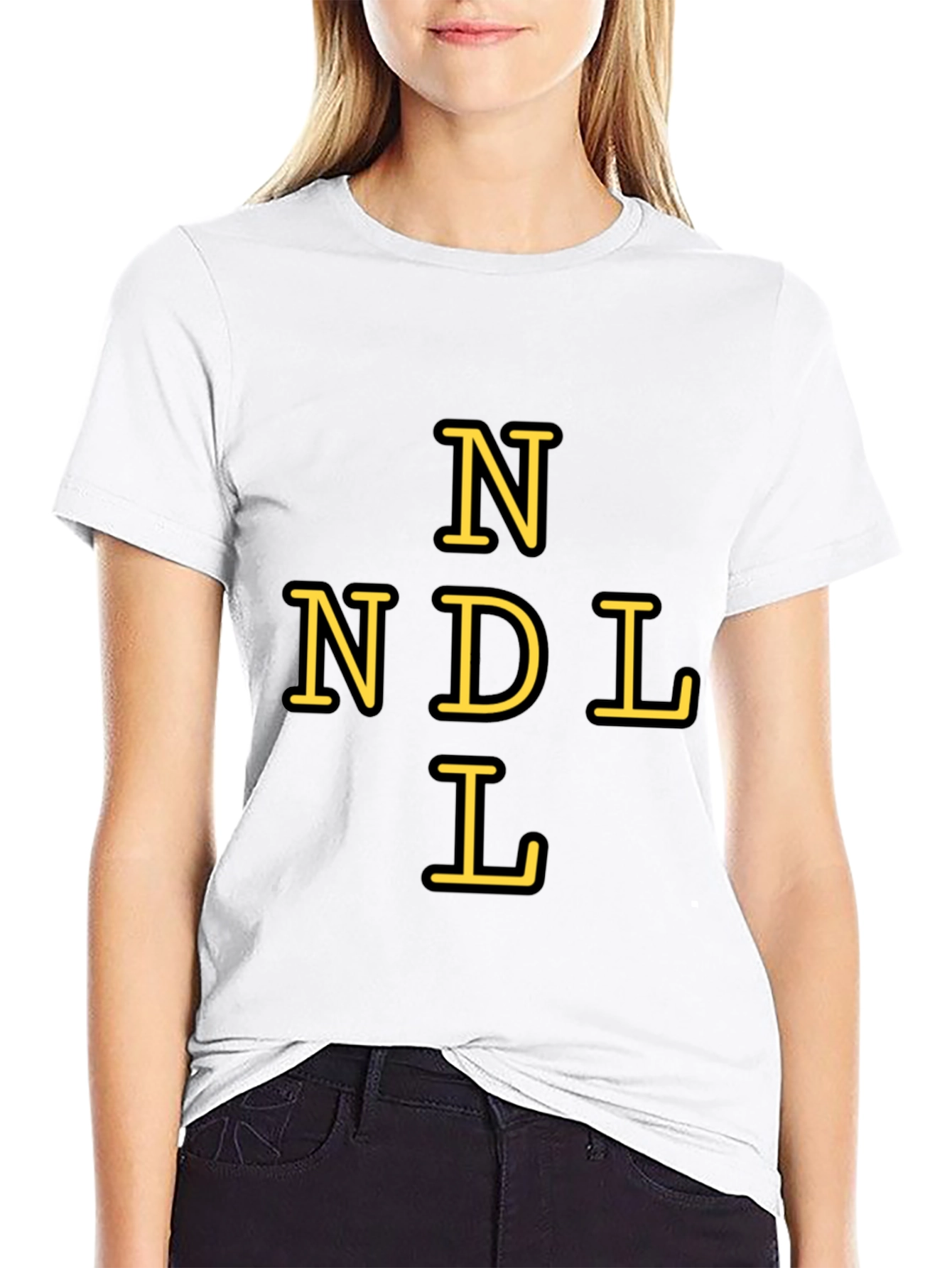 Black NDL Graphic T-Shirt - Unisex Cotton Tee view 9