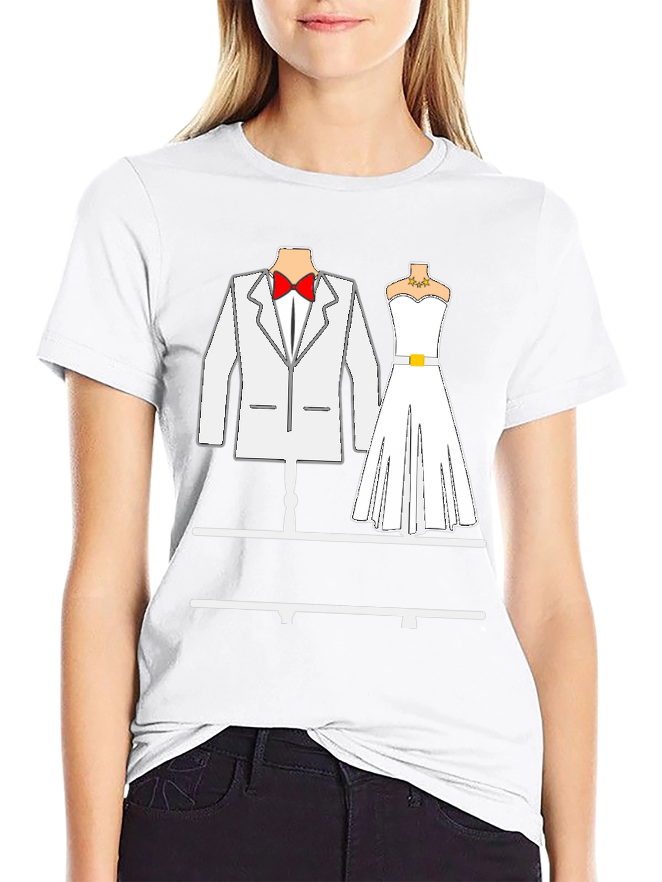 Wedding Outfit T-Shirt - His & Hers - 9
