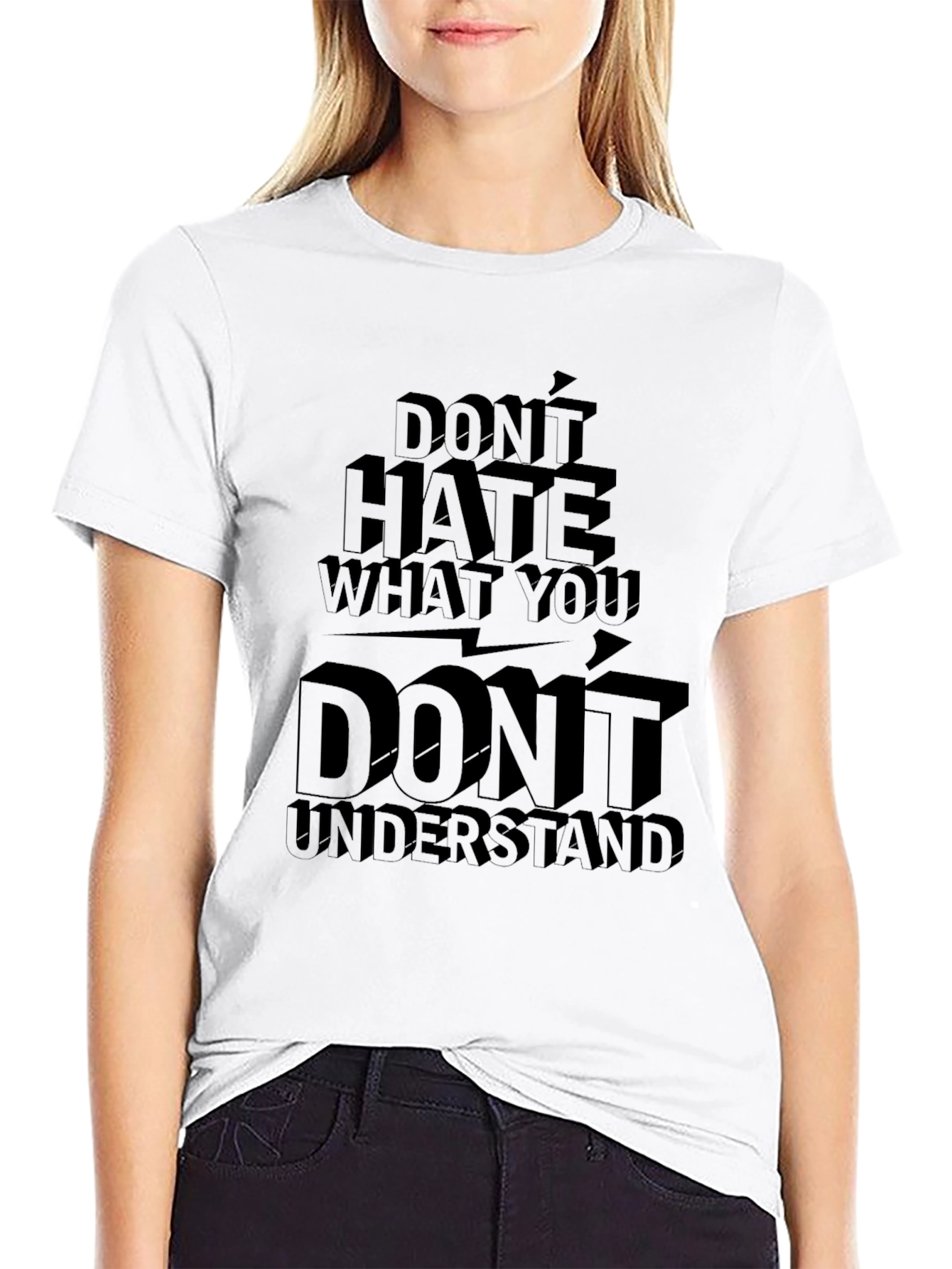 Black Don't Hate What You Don't Understand Graphic Tee view 9