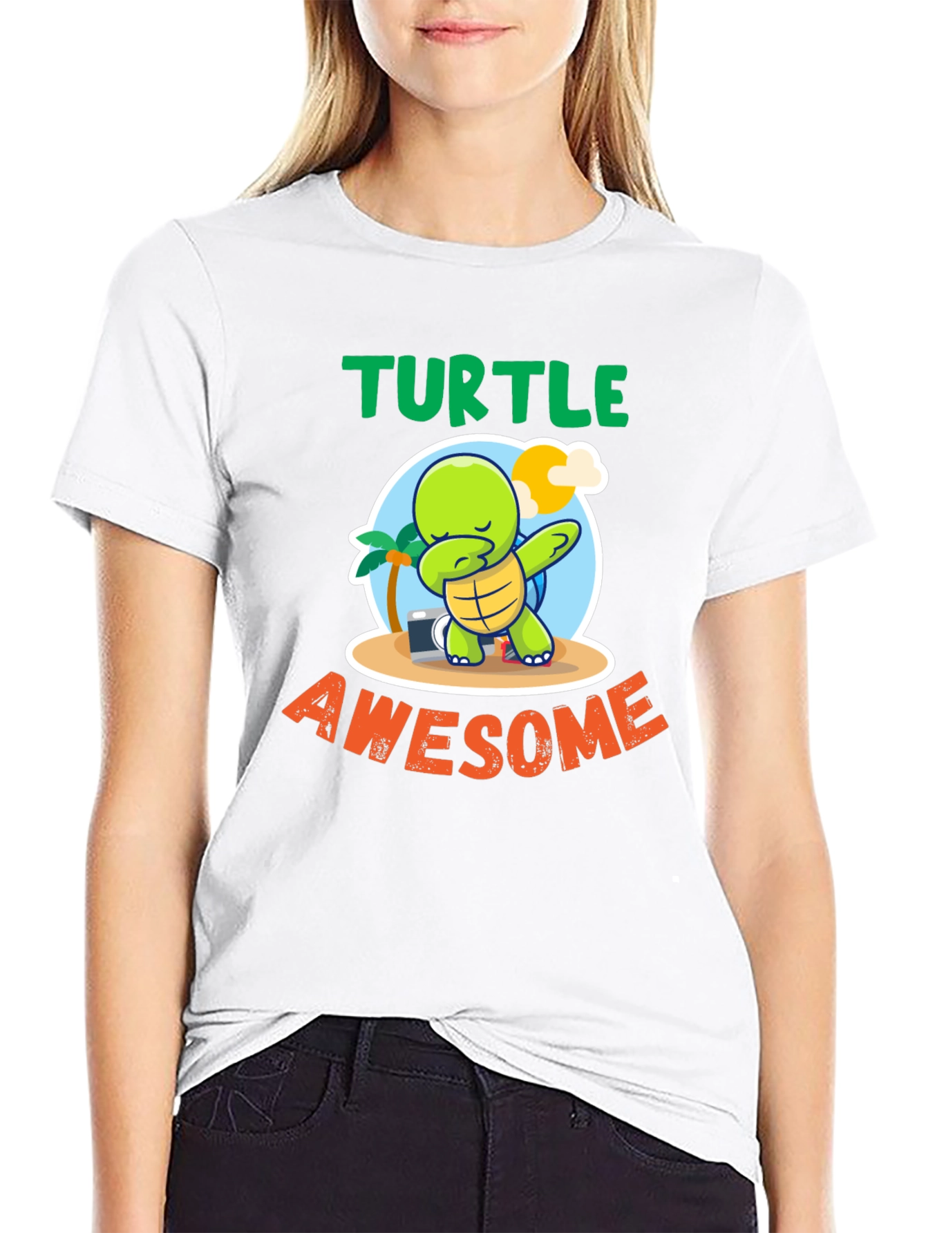 Black Turtle Awesome T-Shirt  view 9