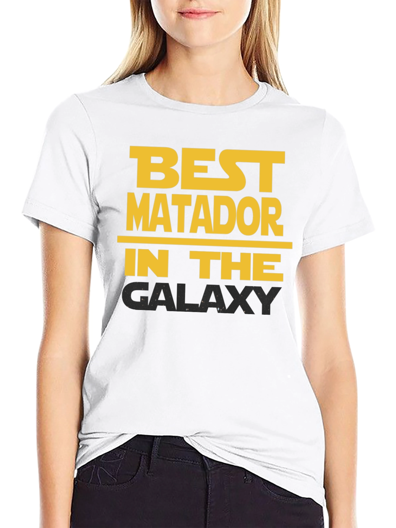 Black Best Matador in the Galaxy T-Shirt view 9