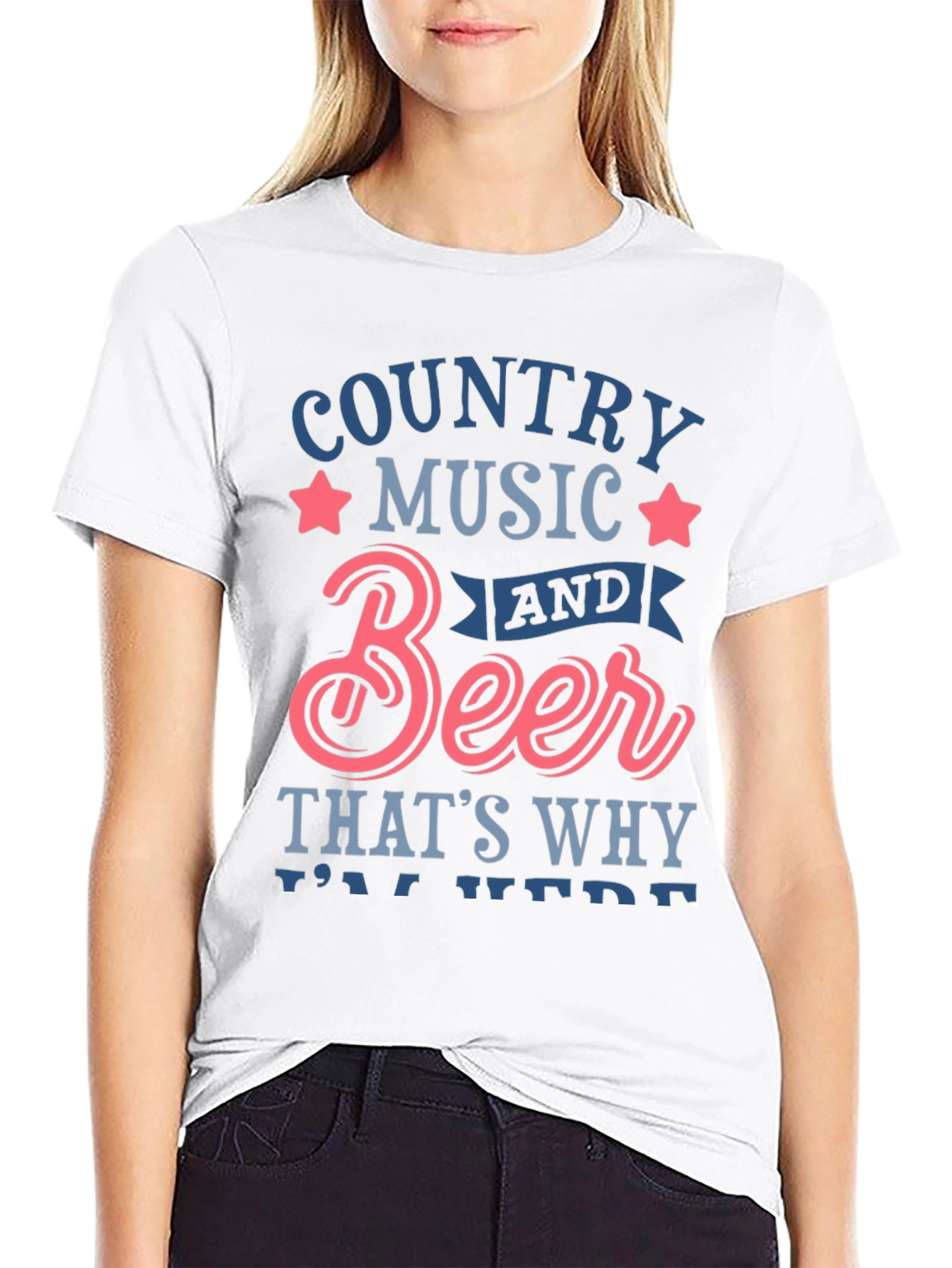 Black Country Music & Beer Graphic Tee view 9
