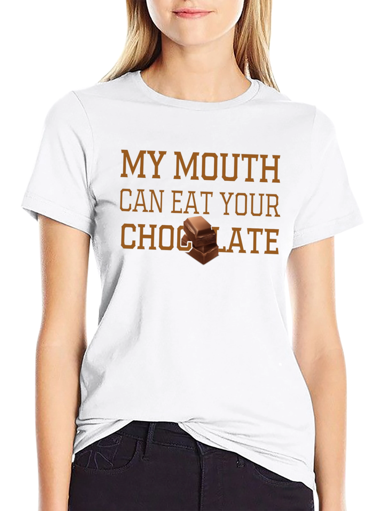 Black My Mouth Can Eat Your Chocolate T-Shirt view 9