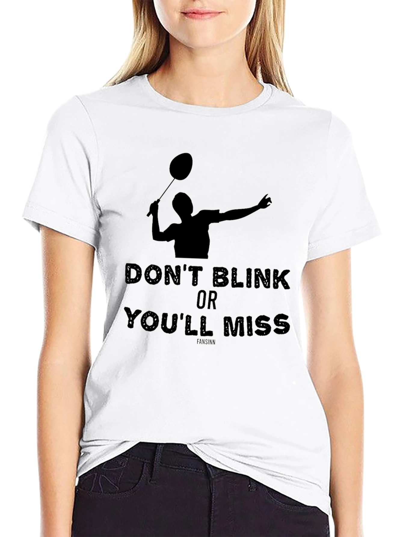 Black Don't Blink T-Shirt view 9