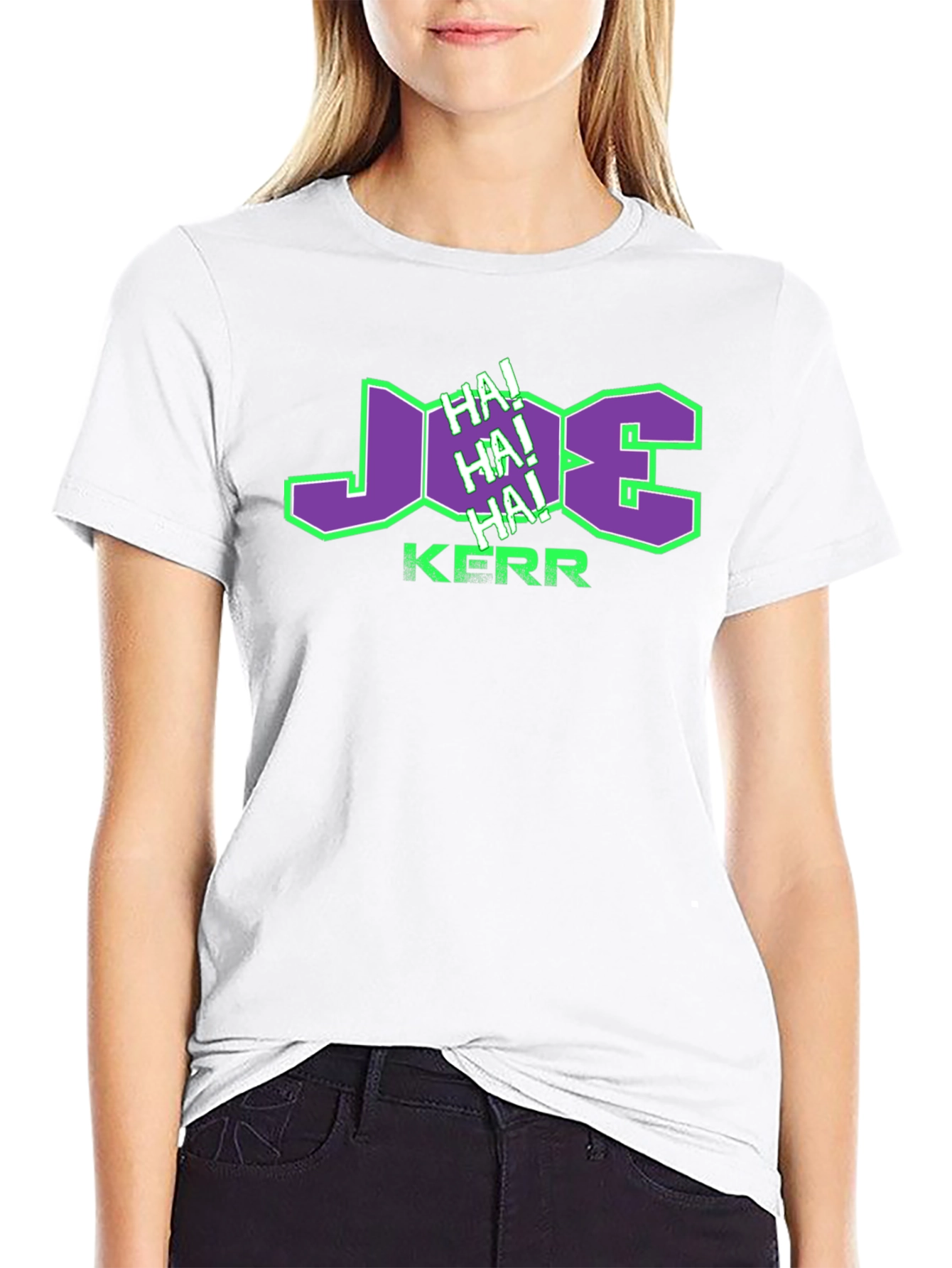 Black Joe Kerr HA! HA! HA! T-Shirt view 9