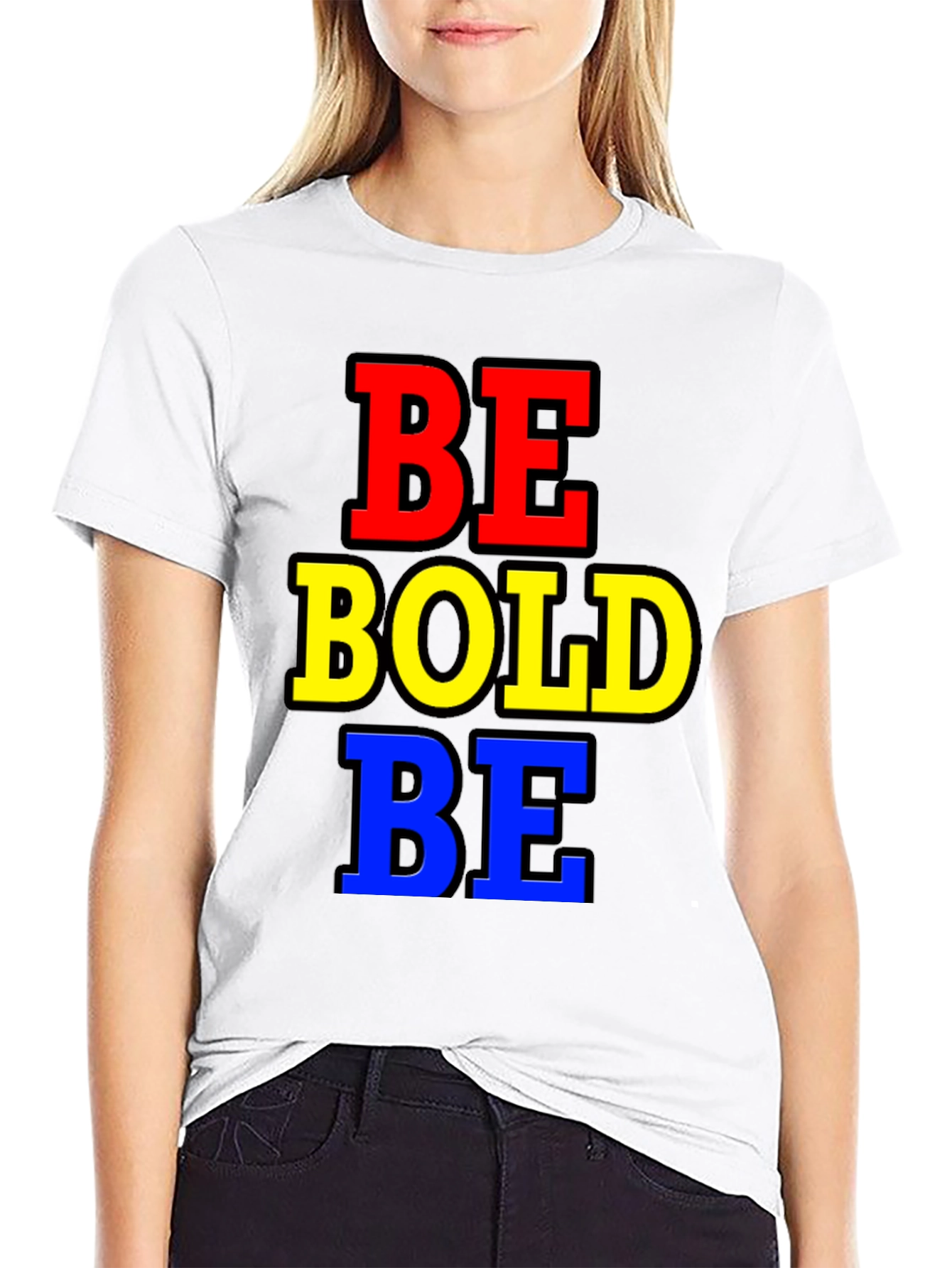 Black Be Bold Black T-Shirt view 9
