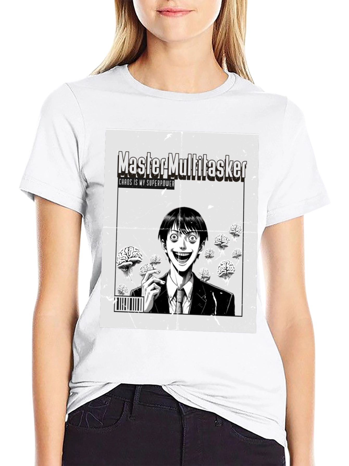 Black Master Multitasker Graphic Tee view 9