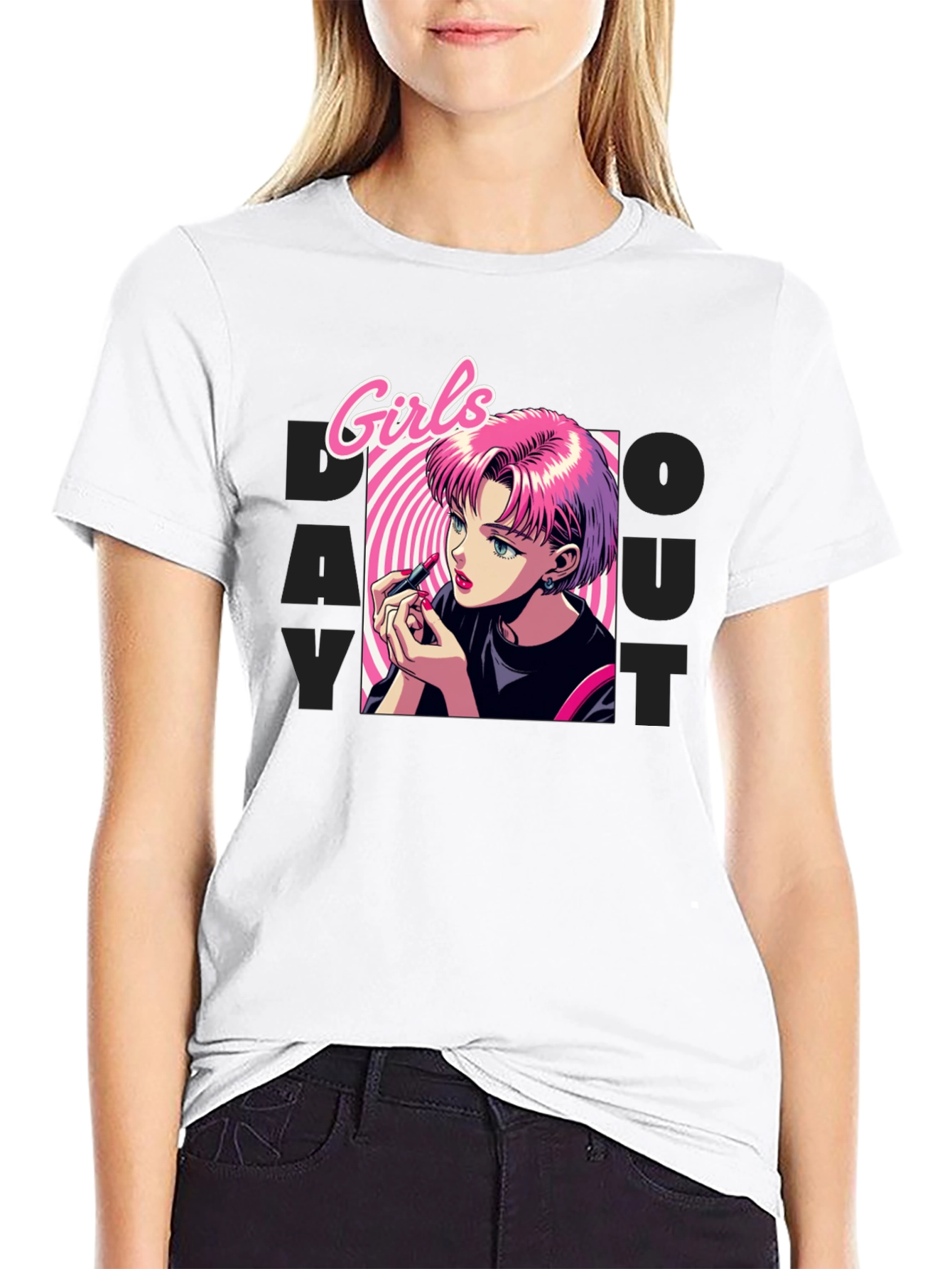 Black Girls Do What You Want T-Shirt - Anime Style view 9
