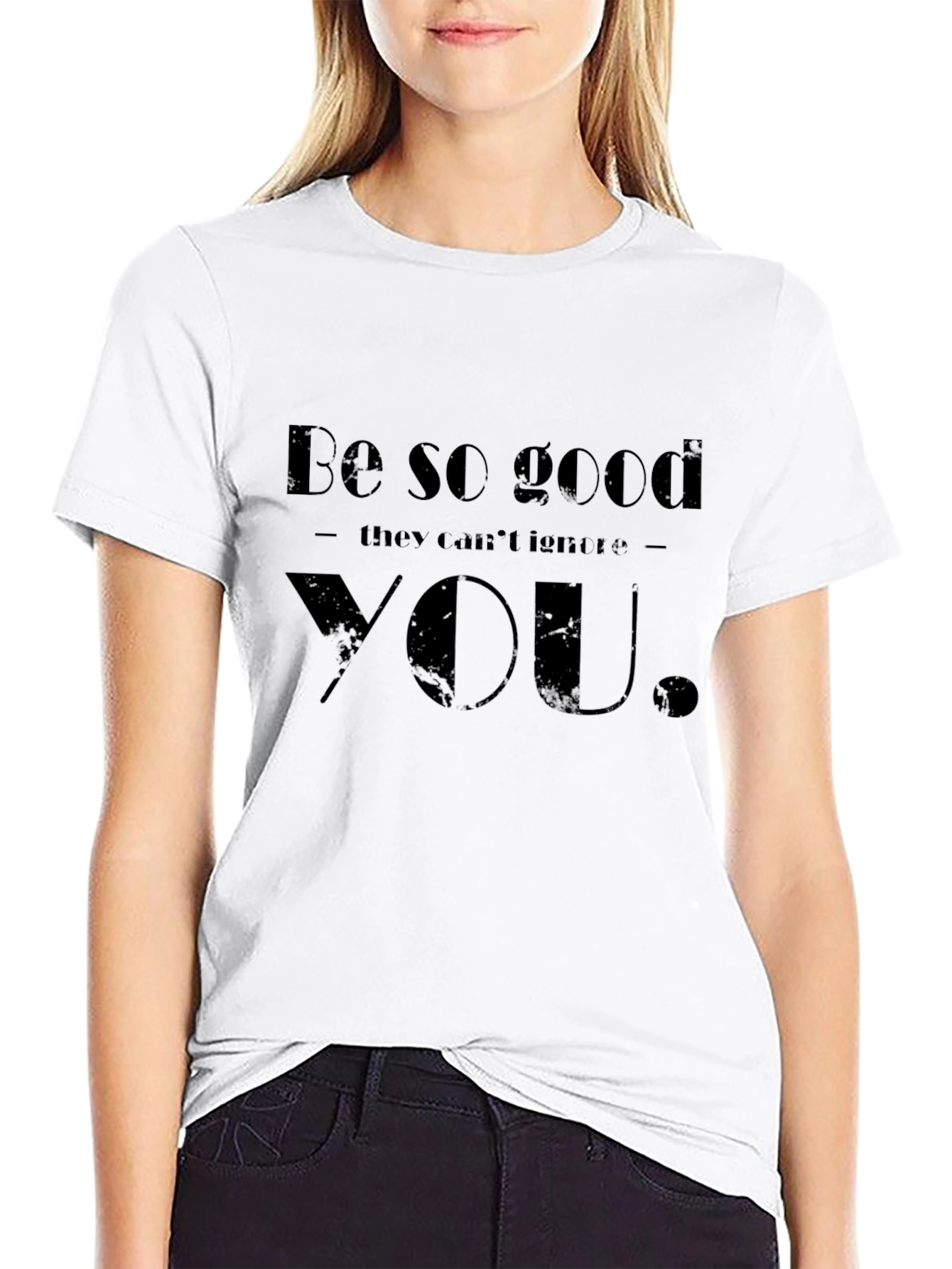 Black Be So Good T-Shirt - Motivational Tee view 9