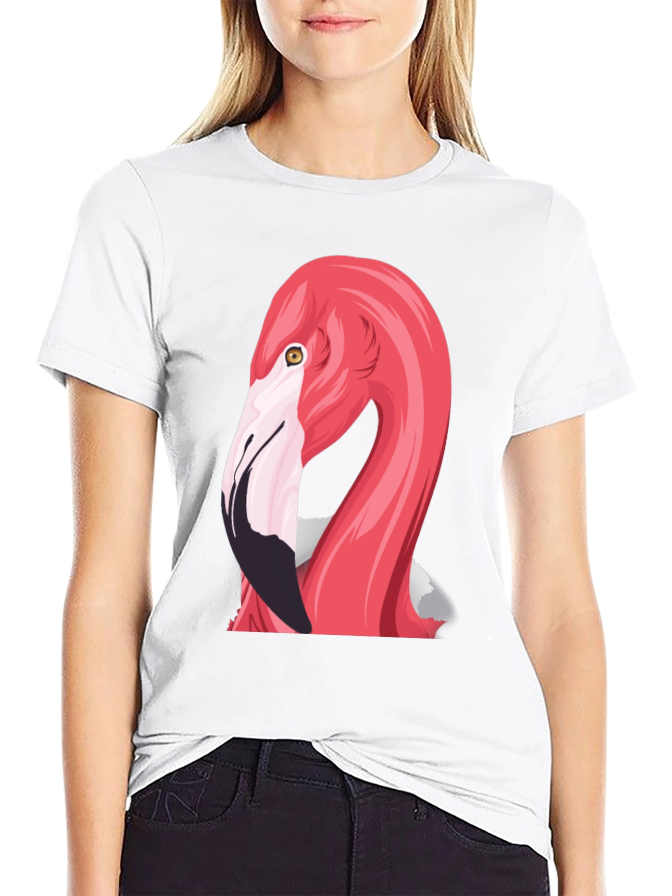Black Flamingo Graphic Tee - Stylish & Unique Design view 9