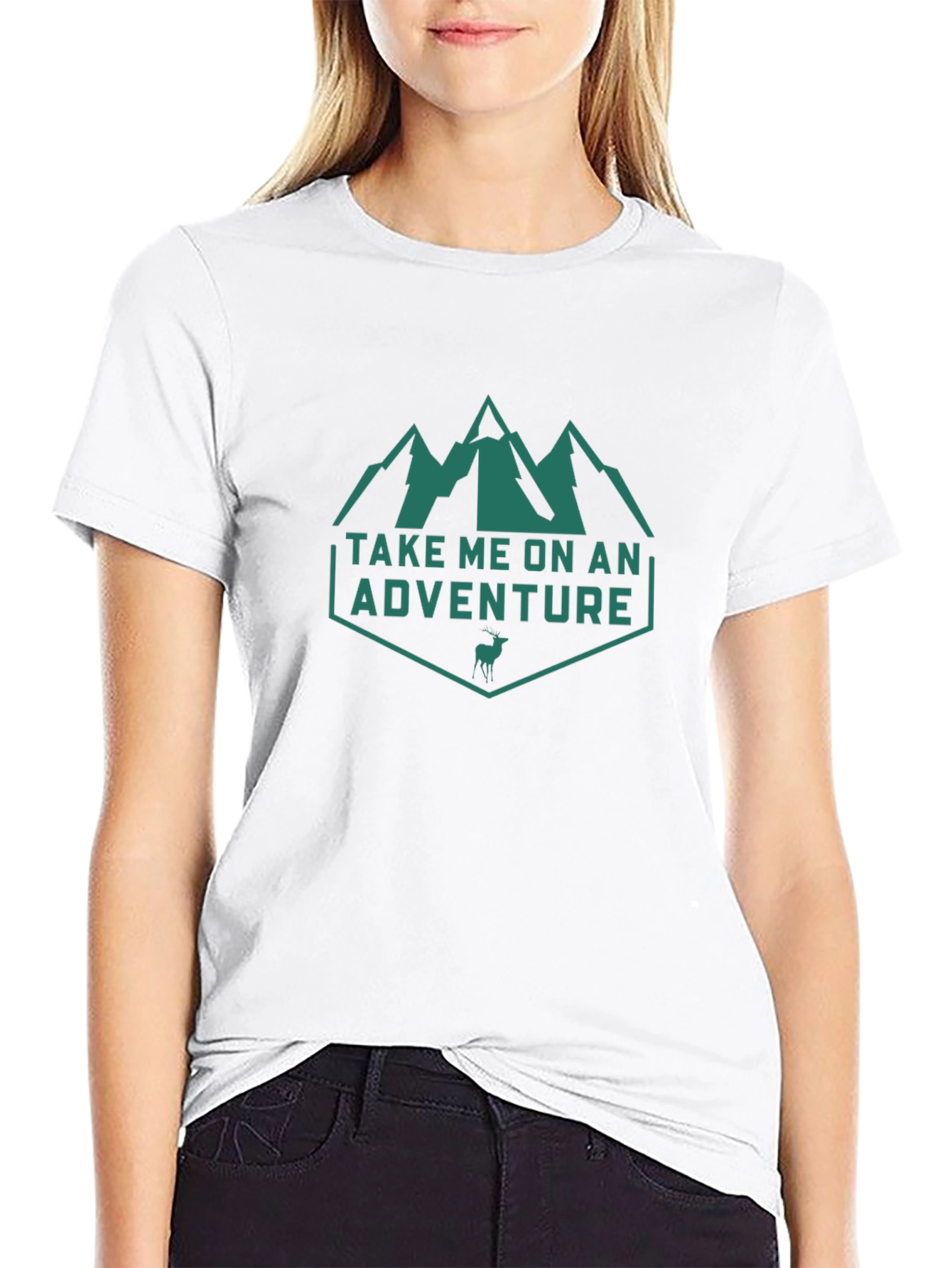 Black Adventure T-Shirt: Take Me On An Adventure Tee view 9
