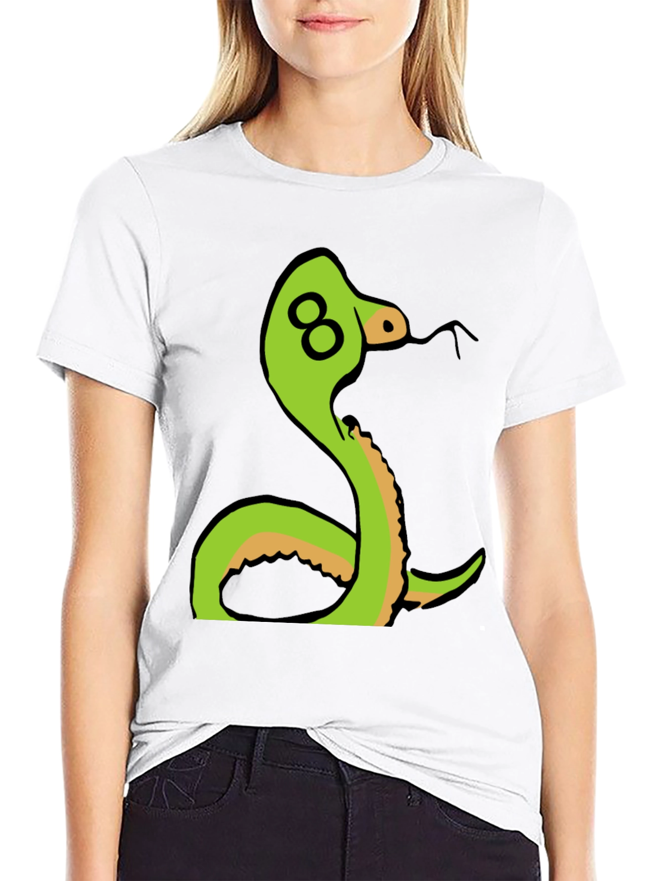 Black Snake Graphic T-Shirt - Unique Design view 9