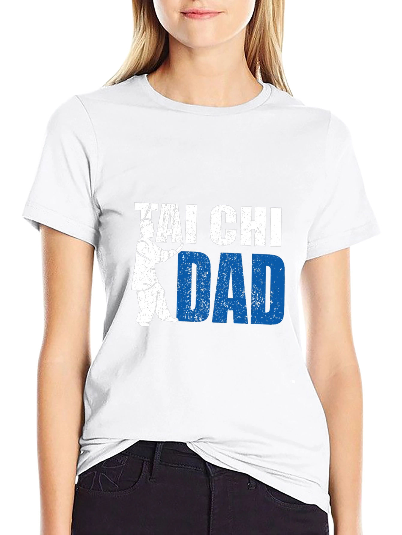 Black Tai Chi Dad Graphic T-Shirt view 9