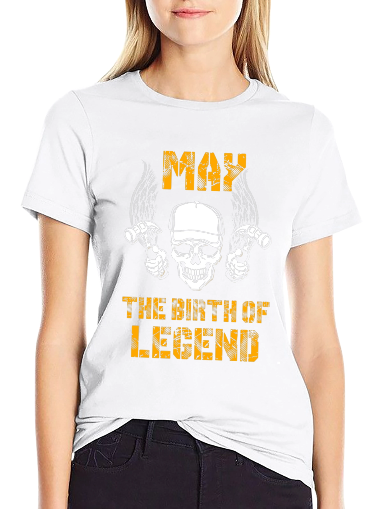 Black May Birth of Legends Graphic T-Shirt view 9