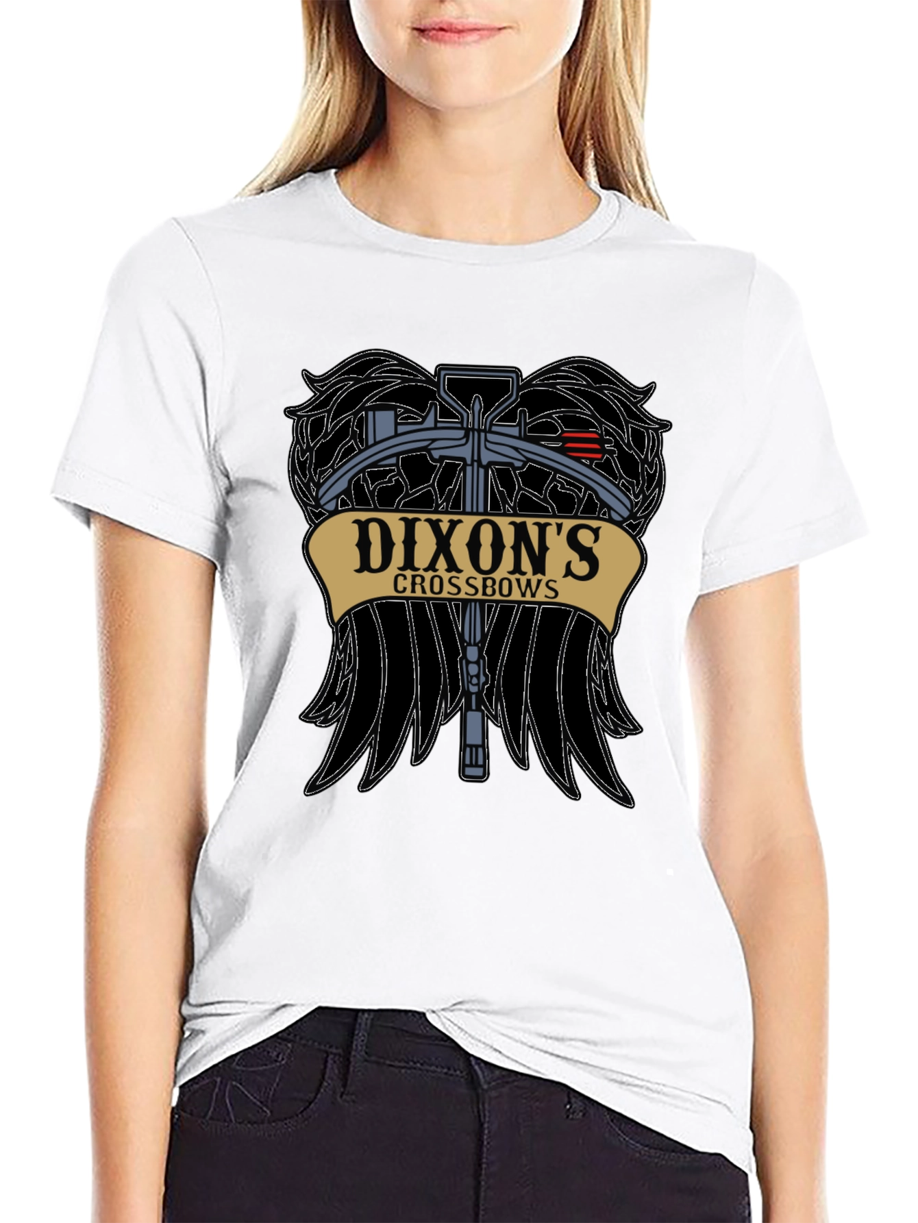 Black Dixon's Crossbows Graphic T-Shirt view 9