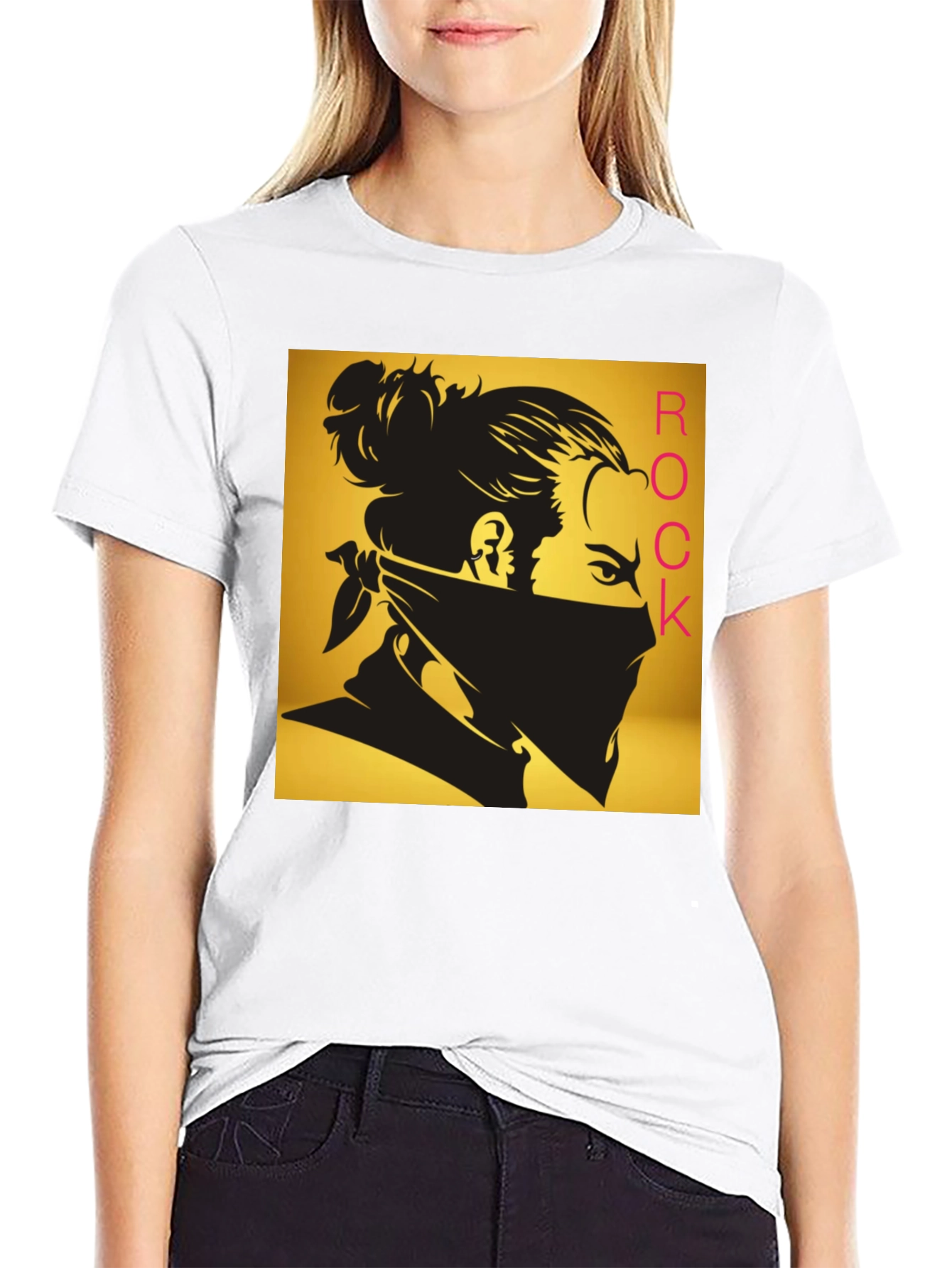 Black Rock Bandit Graphic Tee - Stylish Black T-Shirt view 9