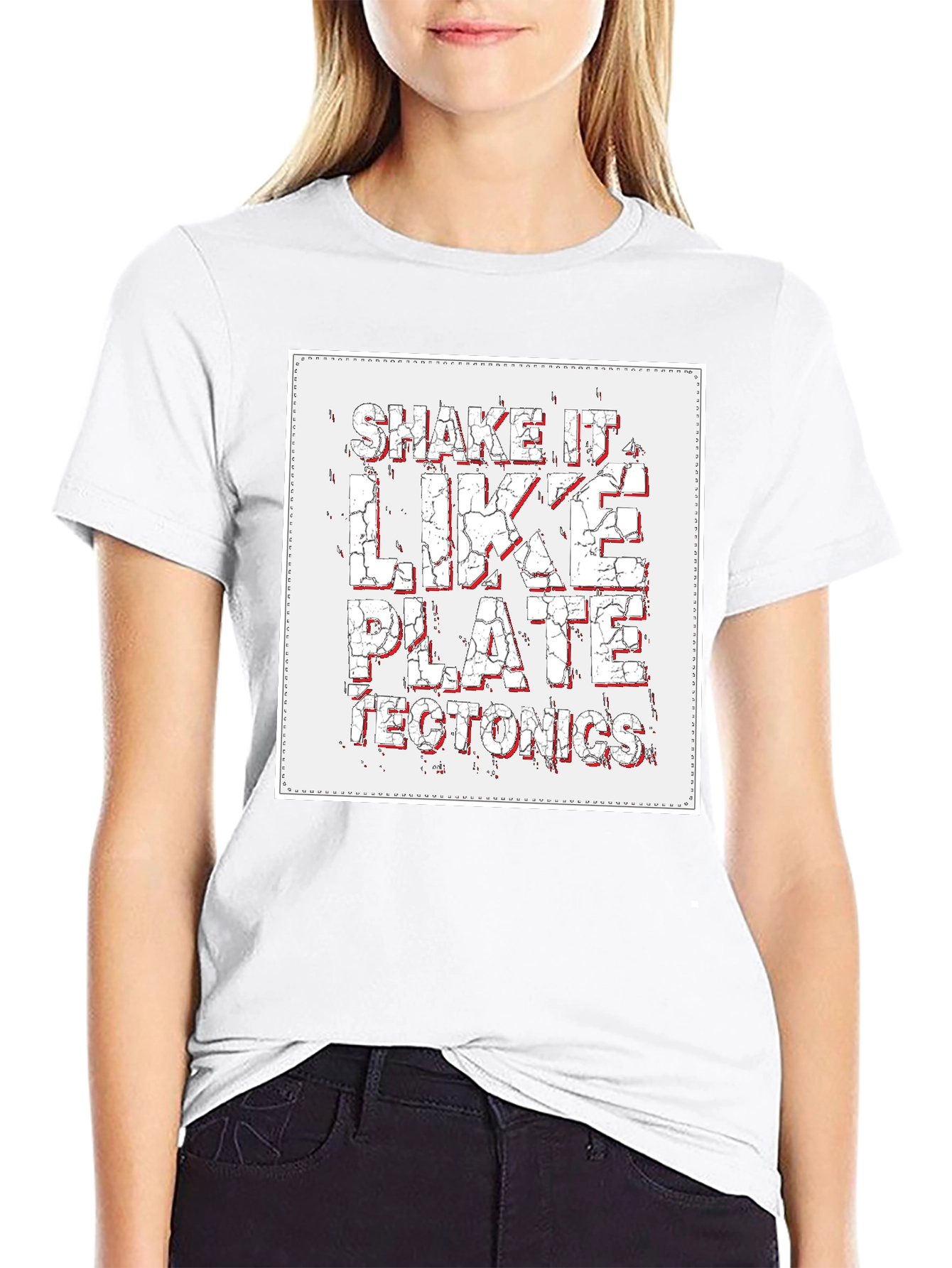 Shake It Like Plate Tectonics Graphic T-Shirt - 9