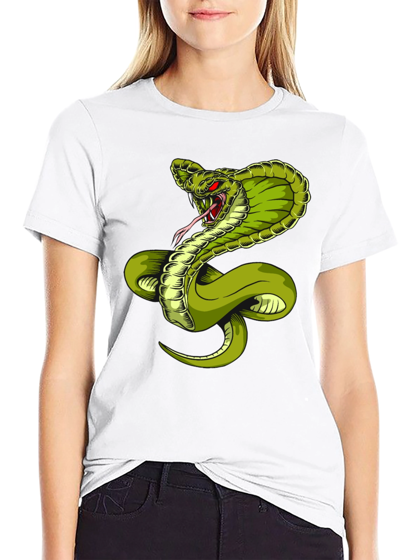 Cobra Graphic T-Shirt - Men's Bold Serpent Tee - 9